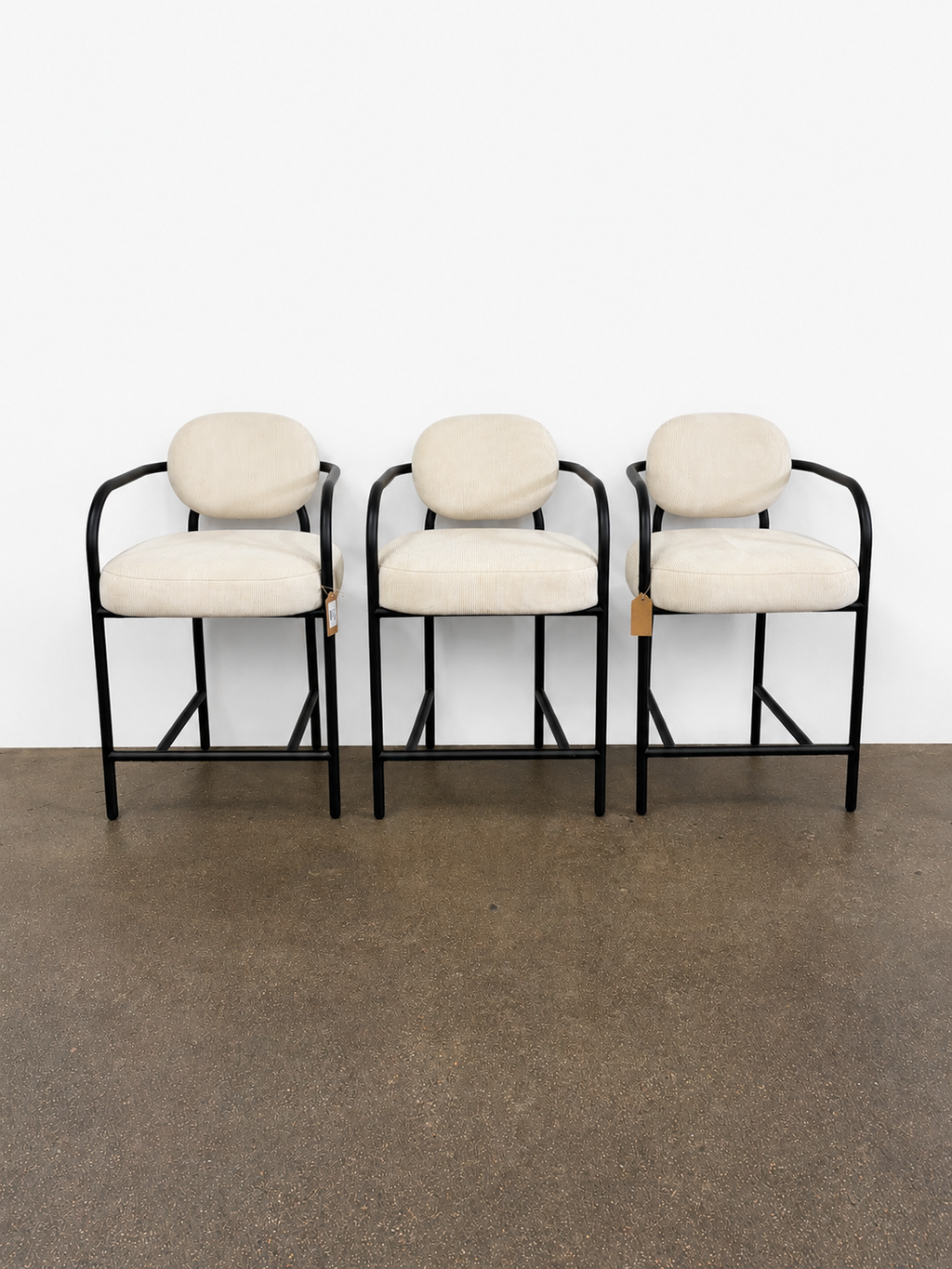 Denver Modern Arches Counter Stool - Cream - Image 1