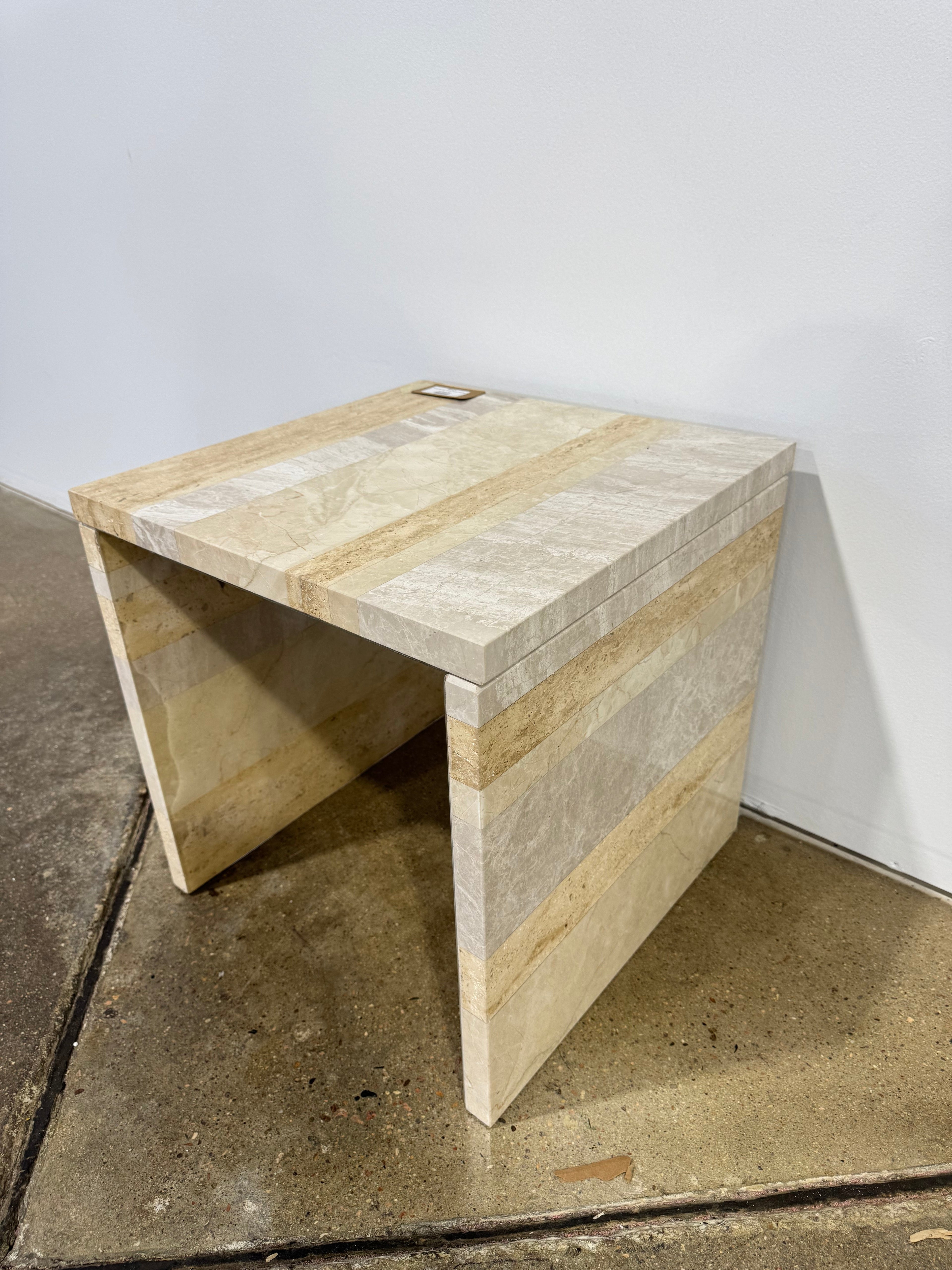 Moe's Rosa Accent Table Mixed Marble - Image 6
