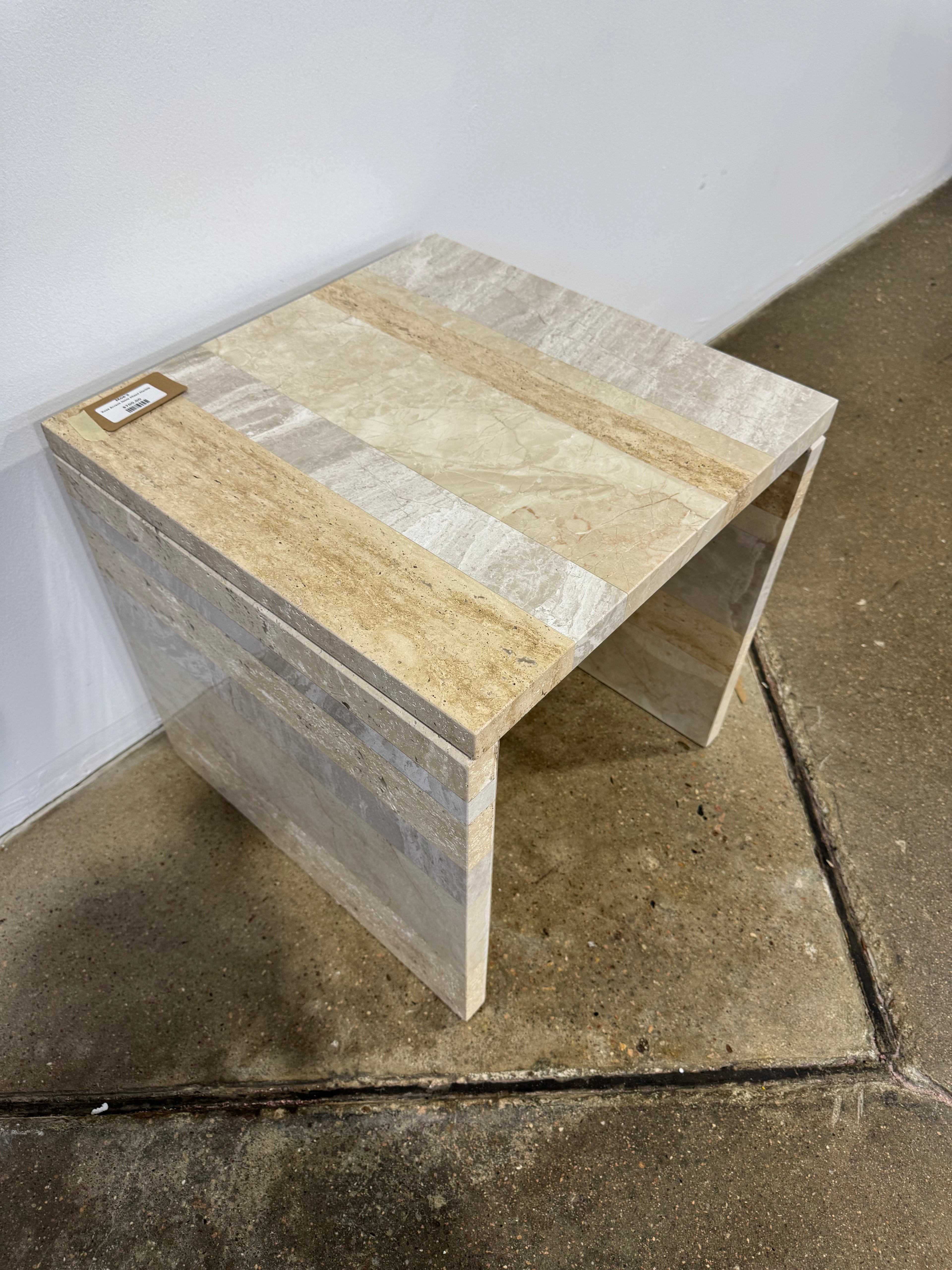 Moe's Rosa Accent Table Mixed Marble - Image 5
