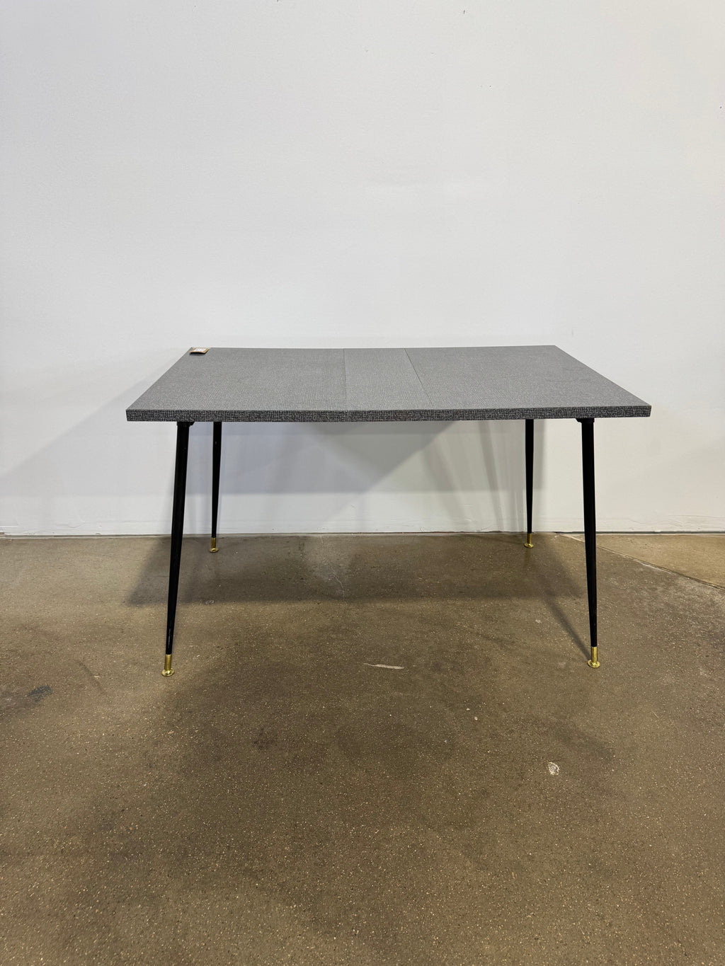 Vintage 1950s Formica Grid Dining Table - Image 4