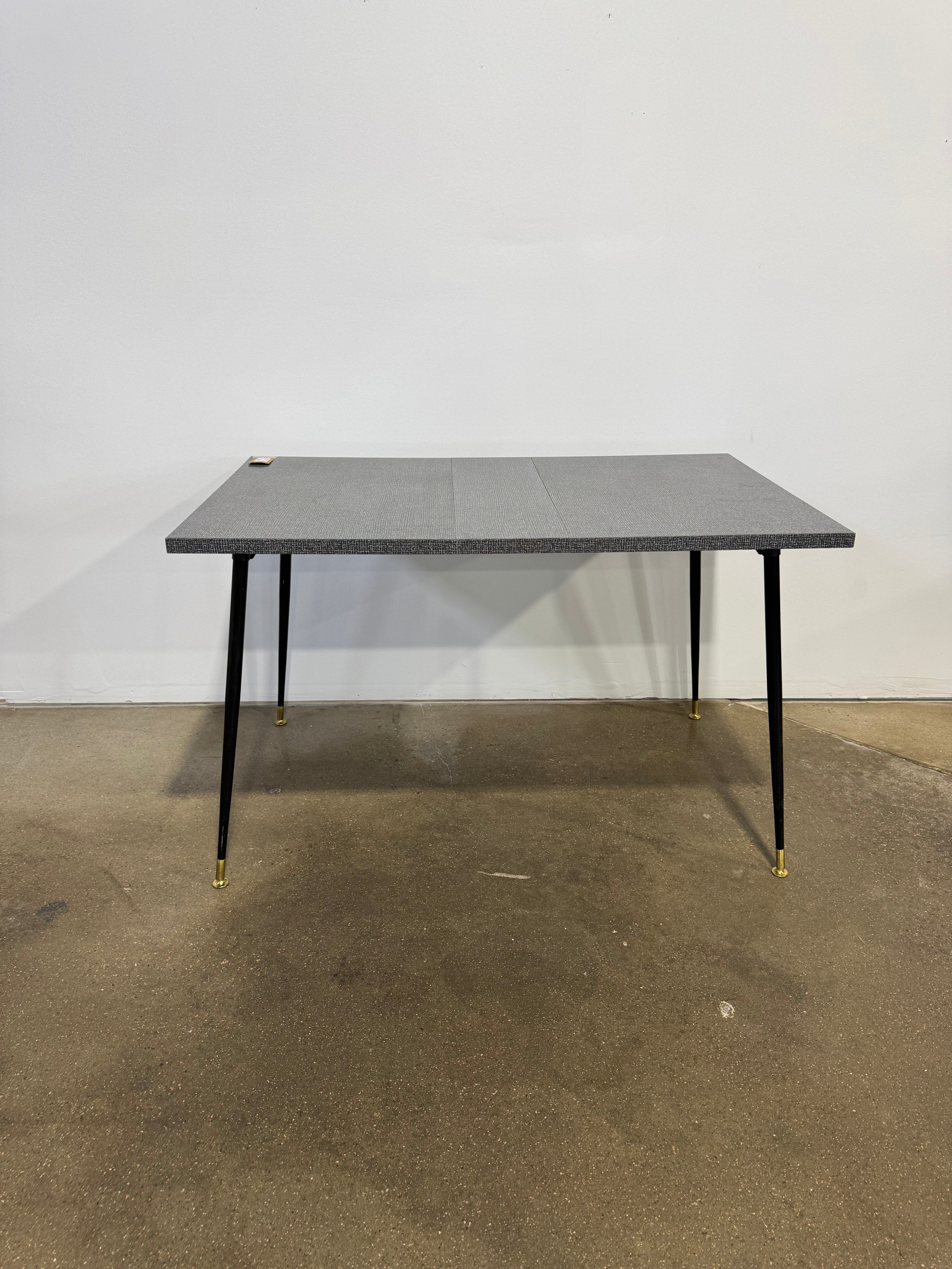 Vintage 1950s Formica Grid Dining Table - Image 4