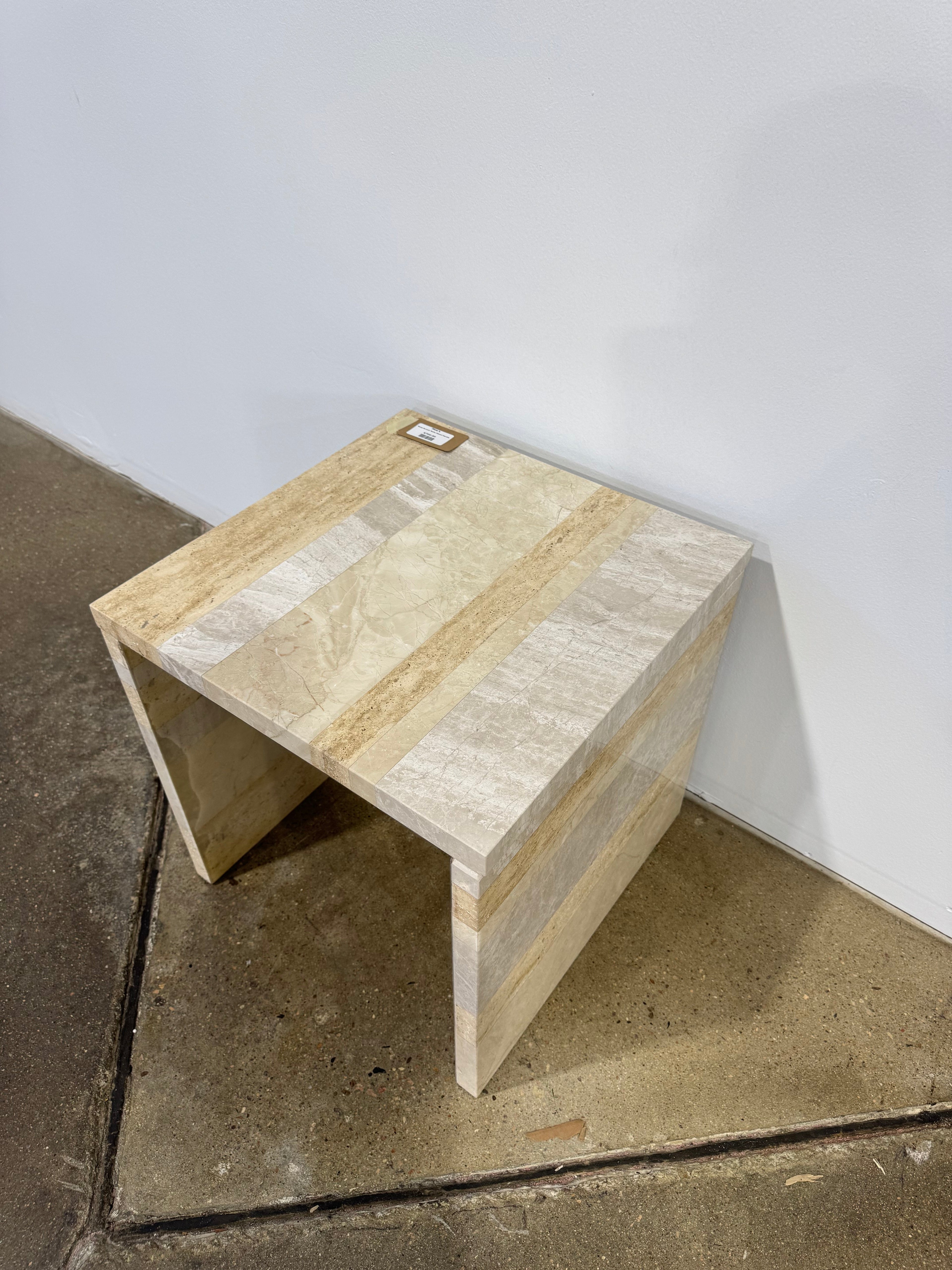 Moe's Rosa Accent Table Mixed Marble - Image 2