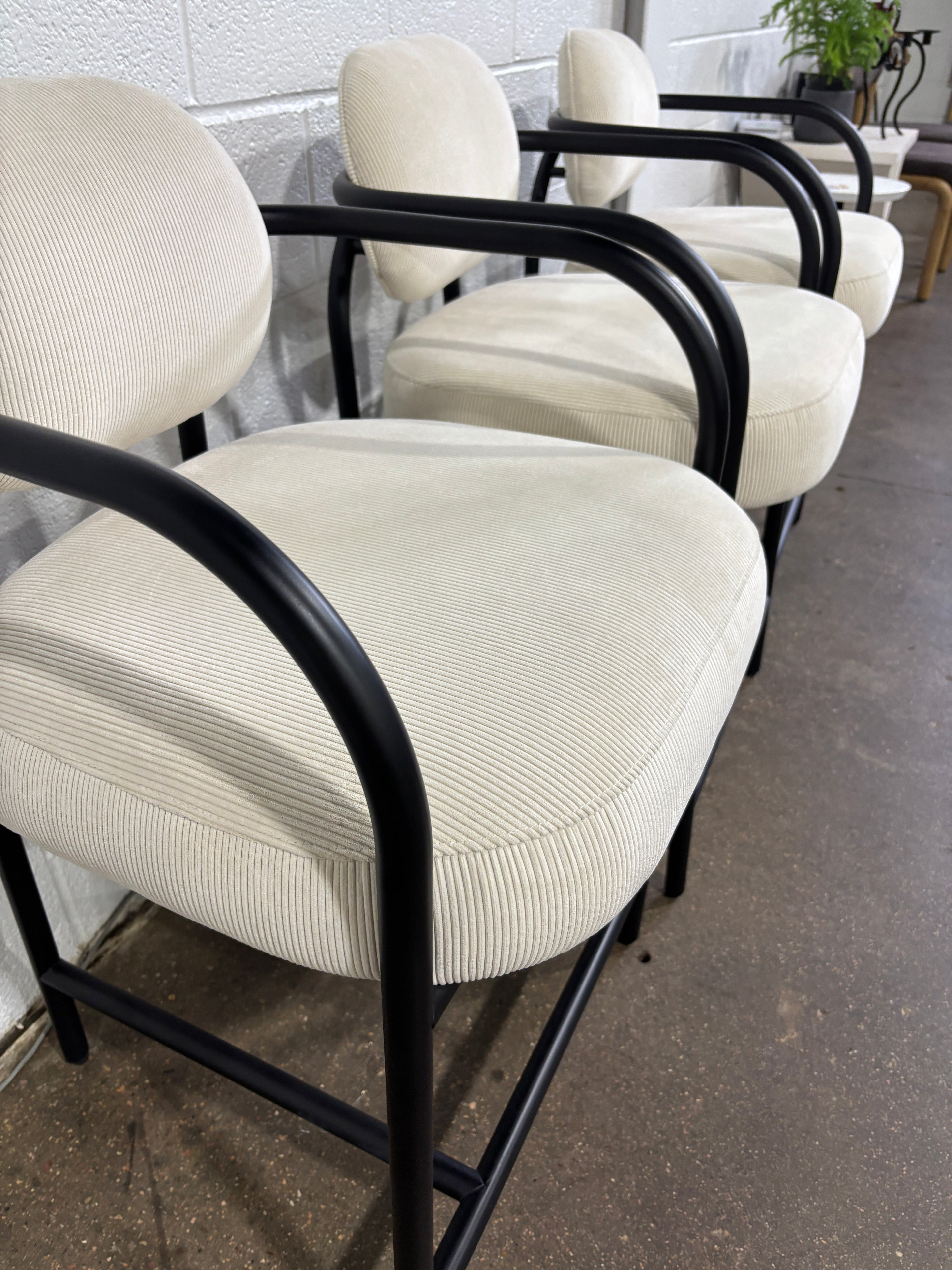 Denver Modern Arches Counter Stool - Cream - Image 3