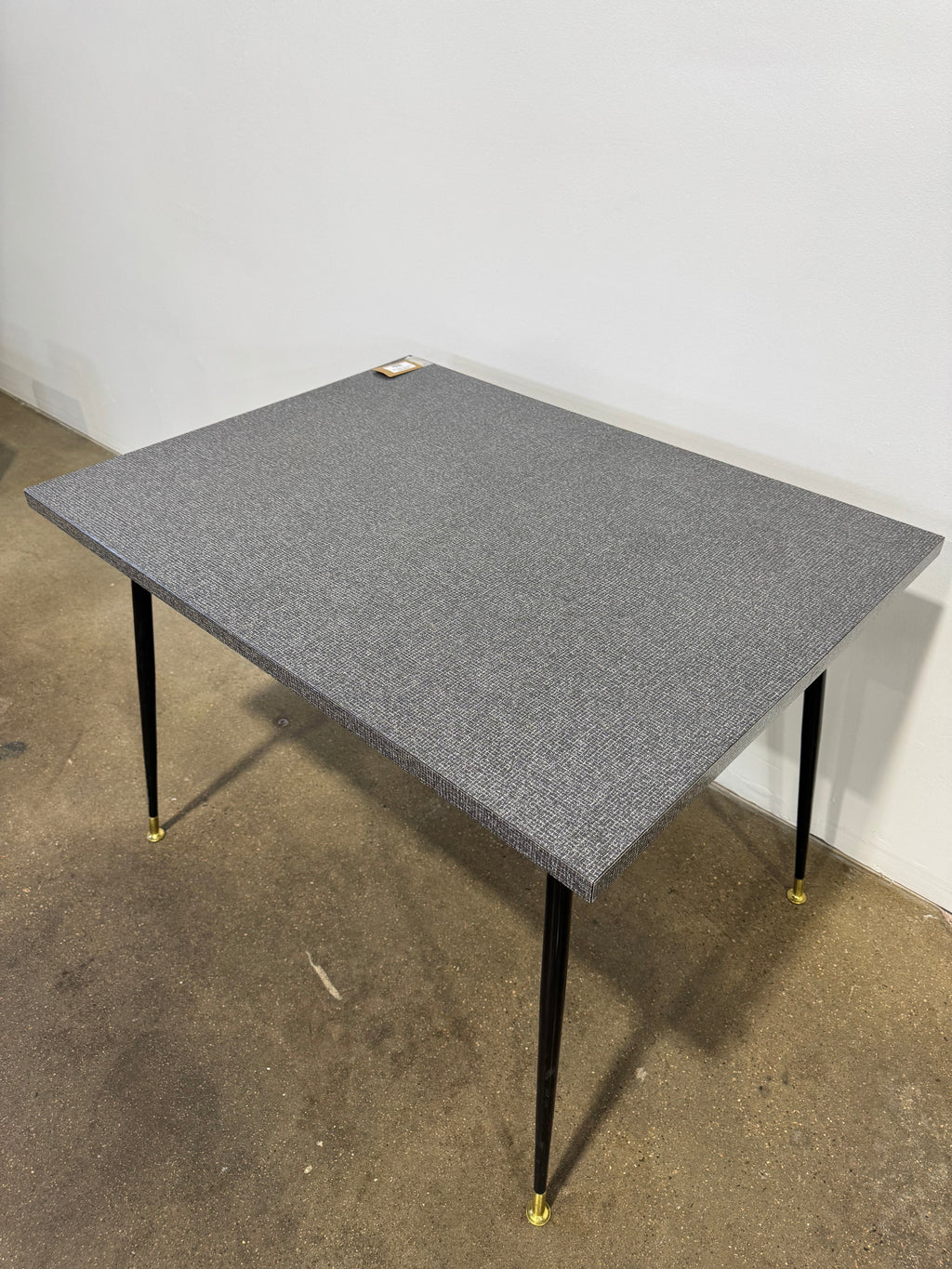 Vintage 1950s Formica Grid Dining Table - Image 2