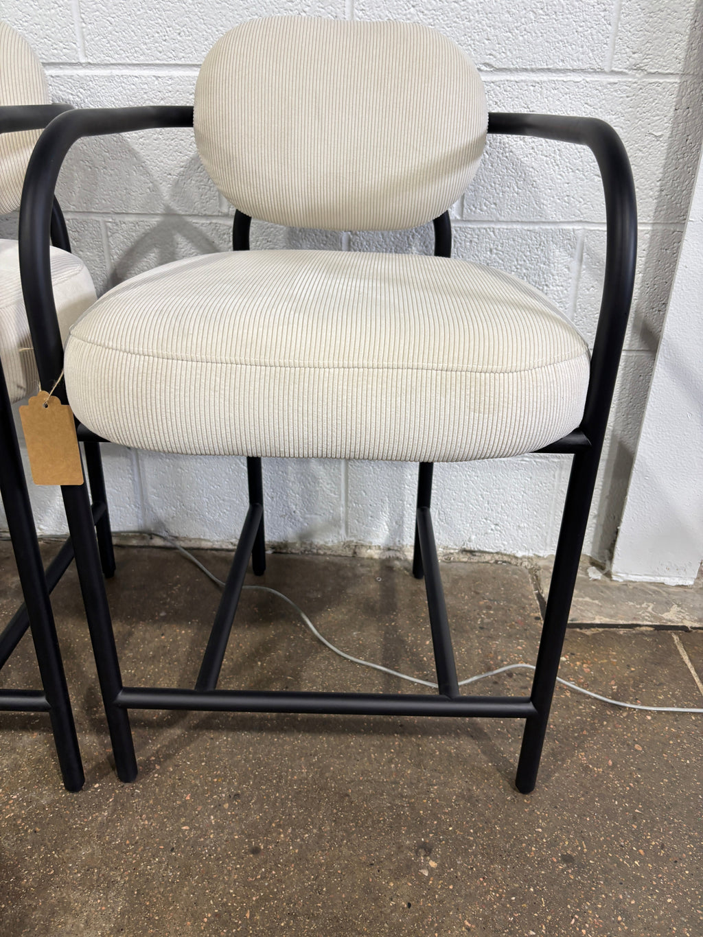 Denver Modern Arches Counter Stool - Cream - Image 7