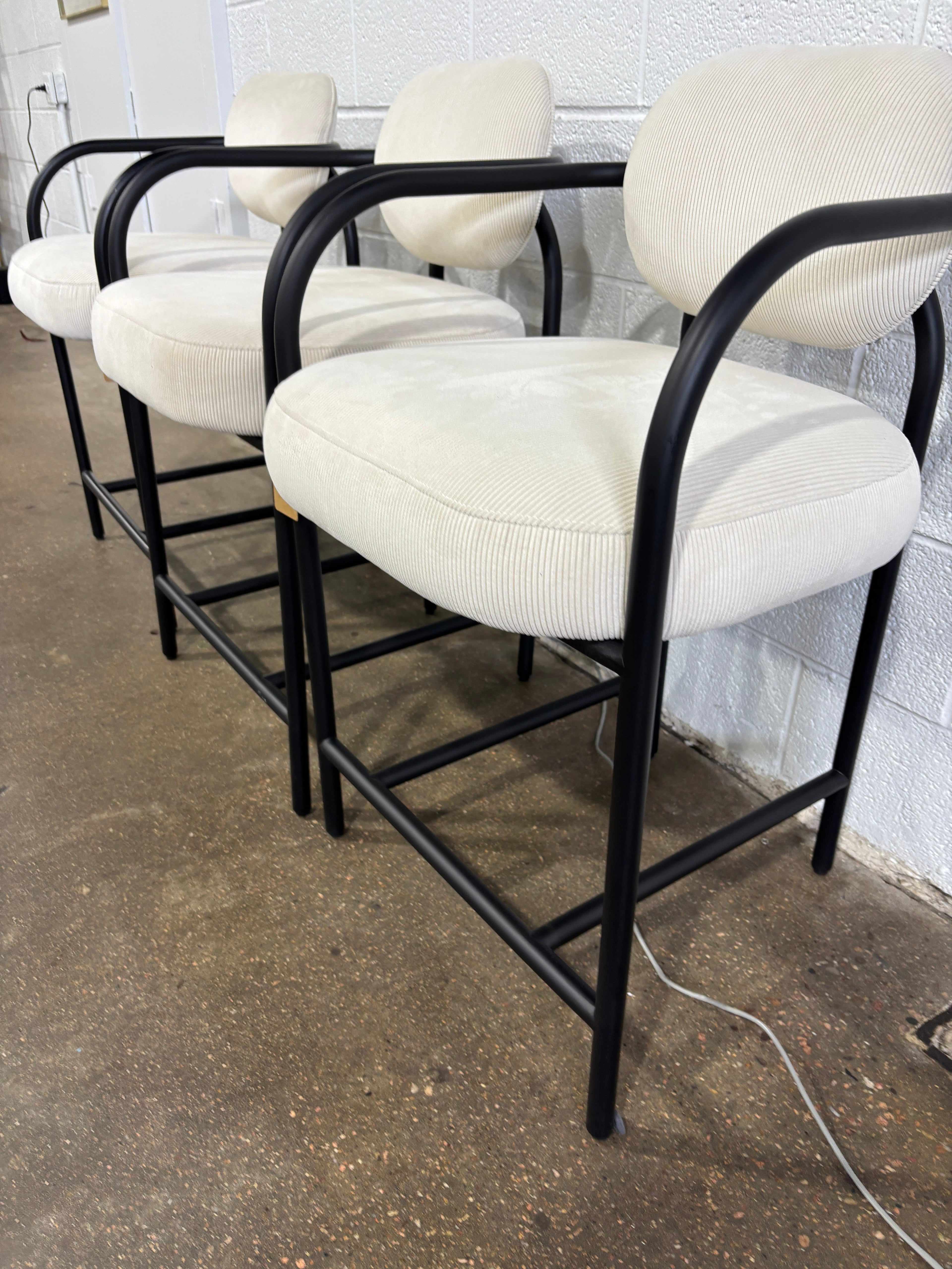 Denver Modern Arches Counter Stool - Cream - Image 5