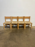 House Of Leon Nonna Dining Chair (set of 4)-Warm Oak - Image 1