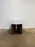 Moe's Home Collection Stanley Dining Table, White Marble - Image 1