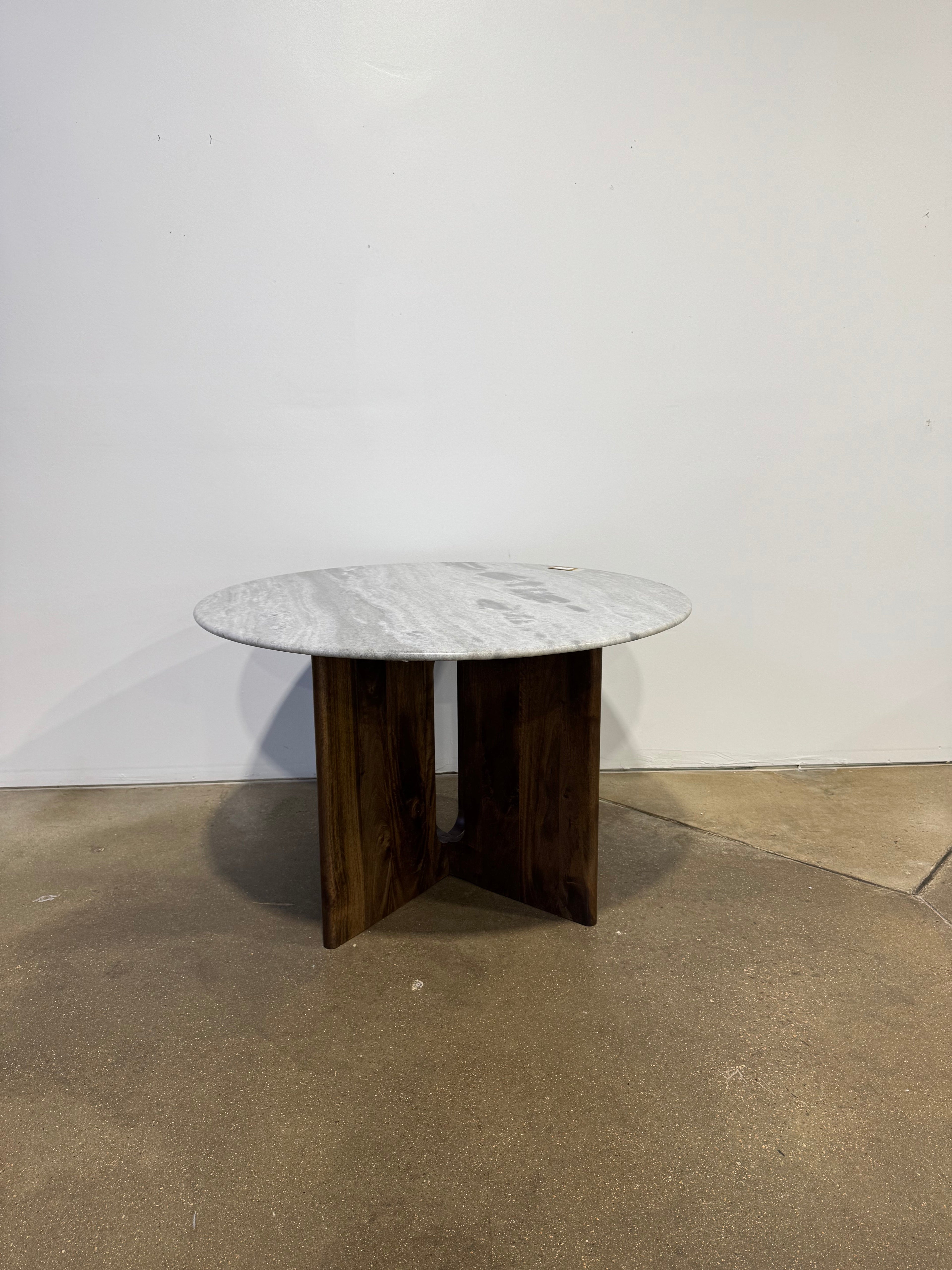 Moe's Home Collection Stanley Dining Table, White Marble - Image 1