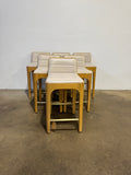 Denver Modern Canyon Counter Stool - Pearl Leather - Image 1