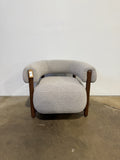 Denver Modern Rio Lounge Chair - Stone Bocule - Image 1