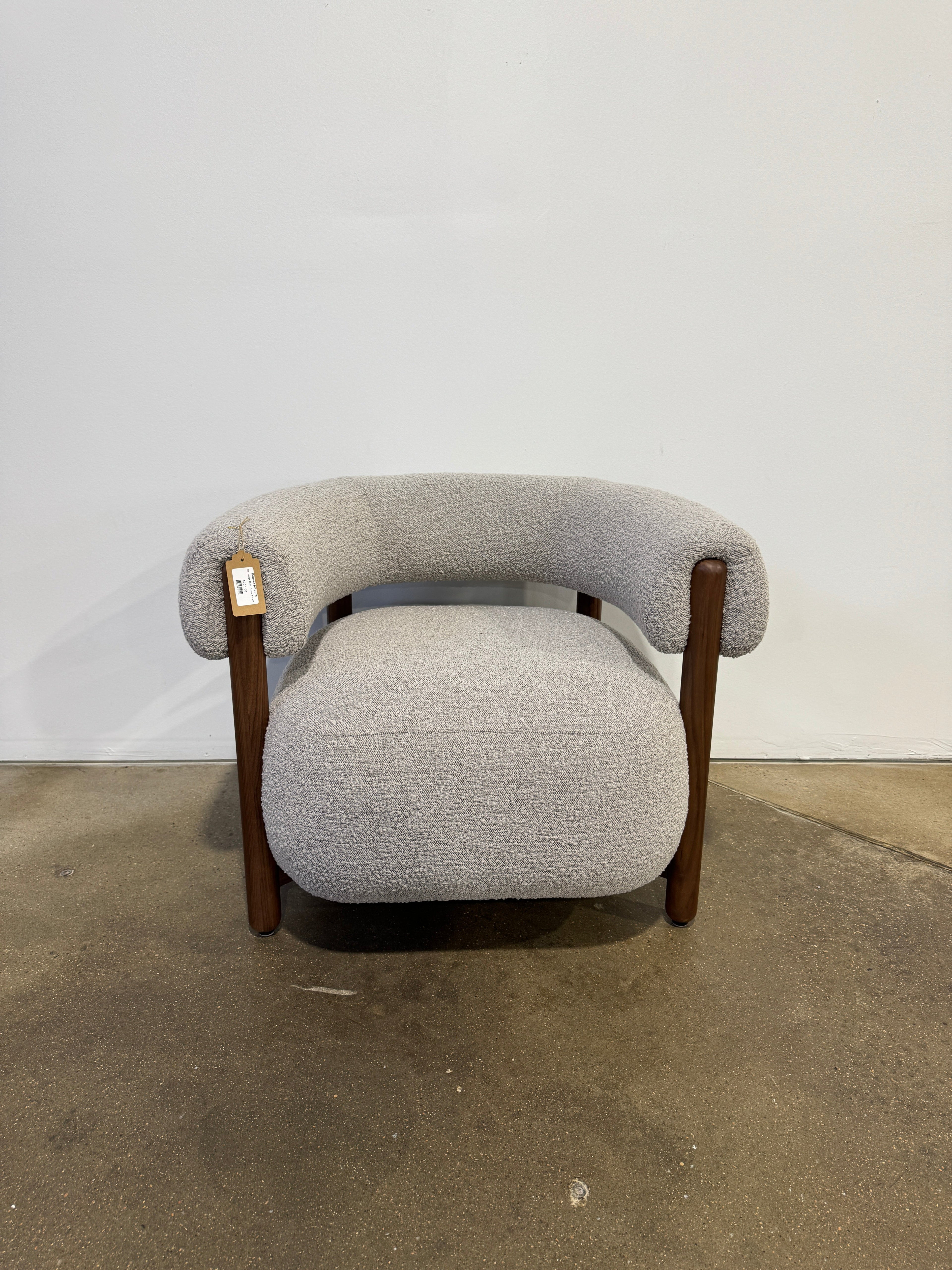 Denver Modern Rio Lounge Chair - Stone Bocule - Image 1