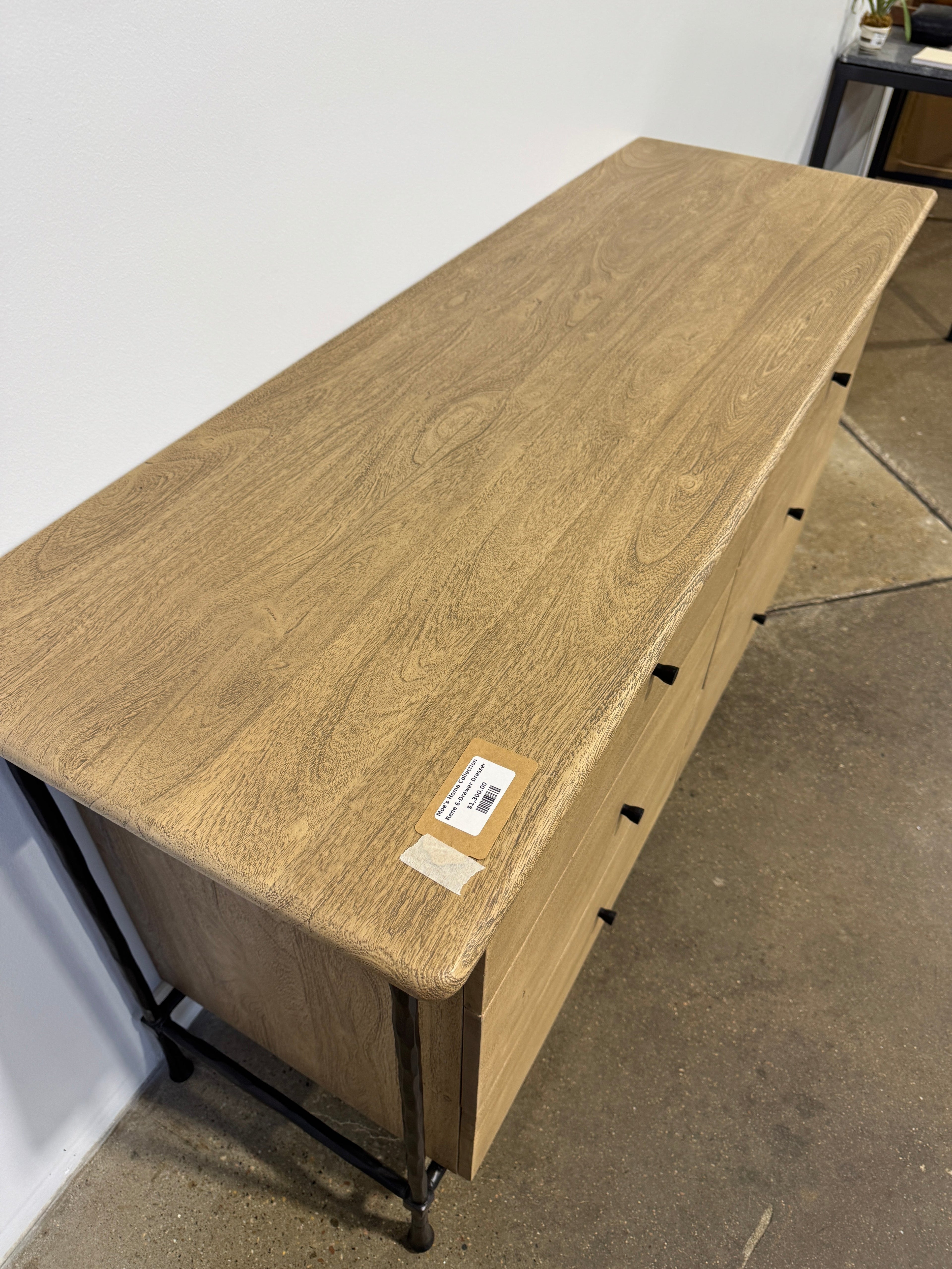 Moe's Home Collection Rene 6-Drawer Dresser - Image 3