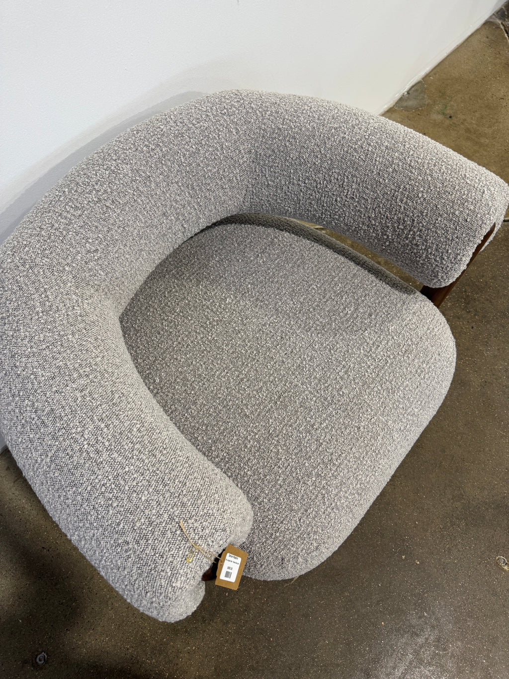 Denver Modern Rio Lounge Chair - Stone Bocule - Image 3