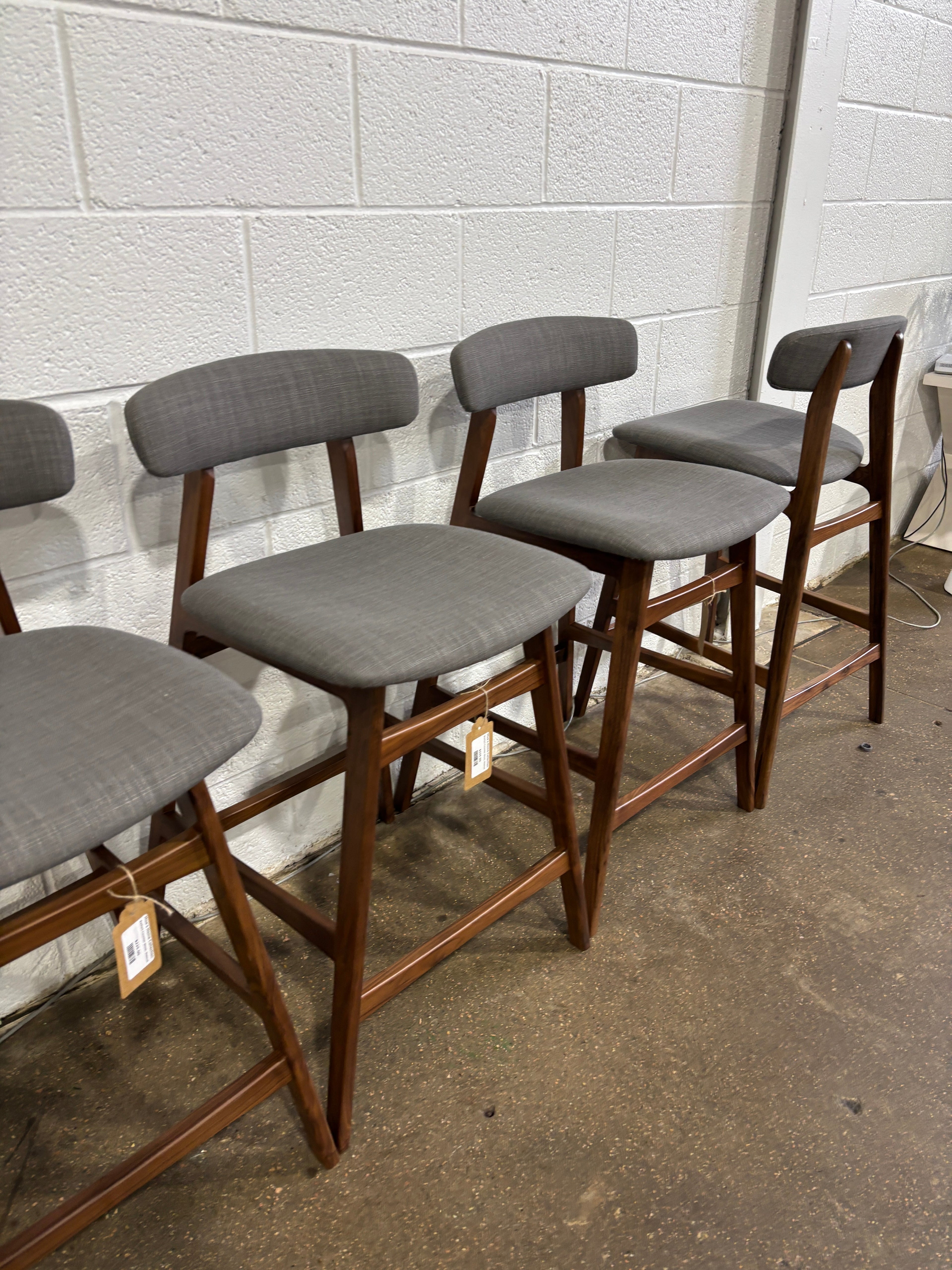 Moe's Home Collection Belfort Counter Stool, Walnut - Image 3