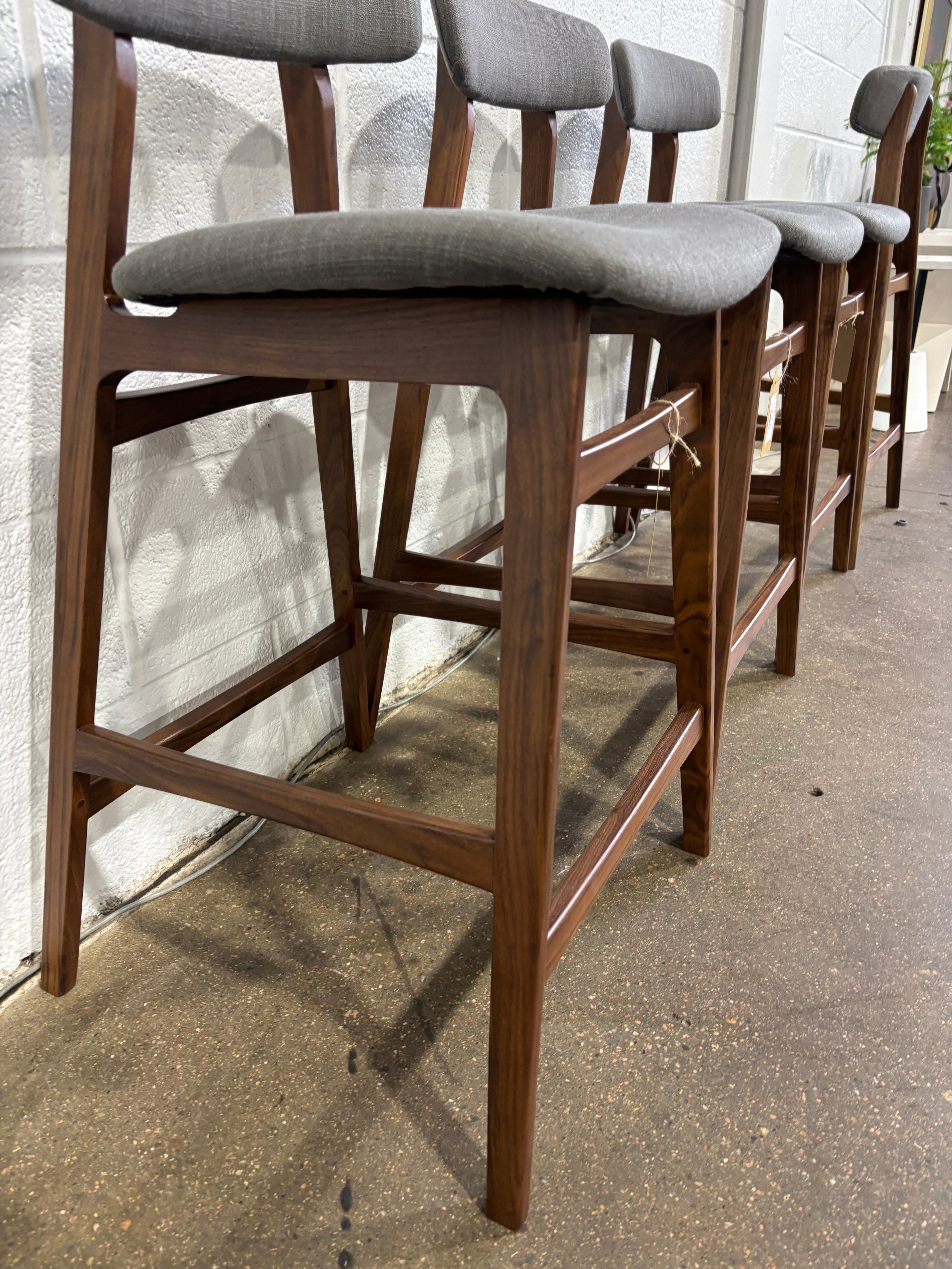 Moe's Home Collection Belfort Counter Stool, Walnut - Image 4