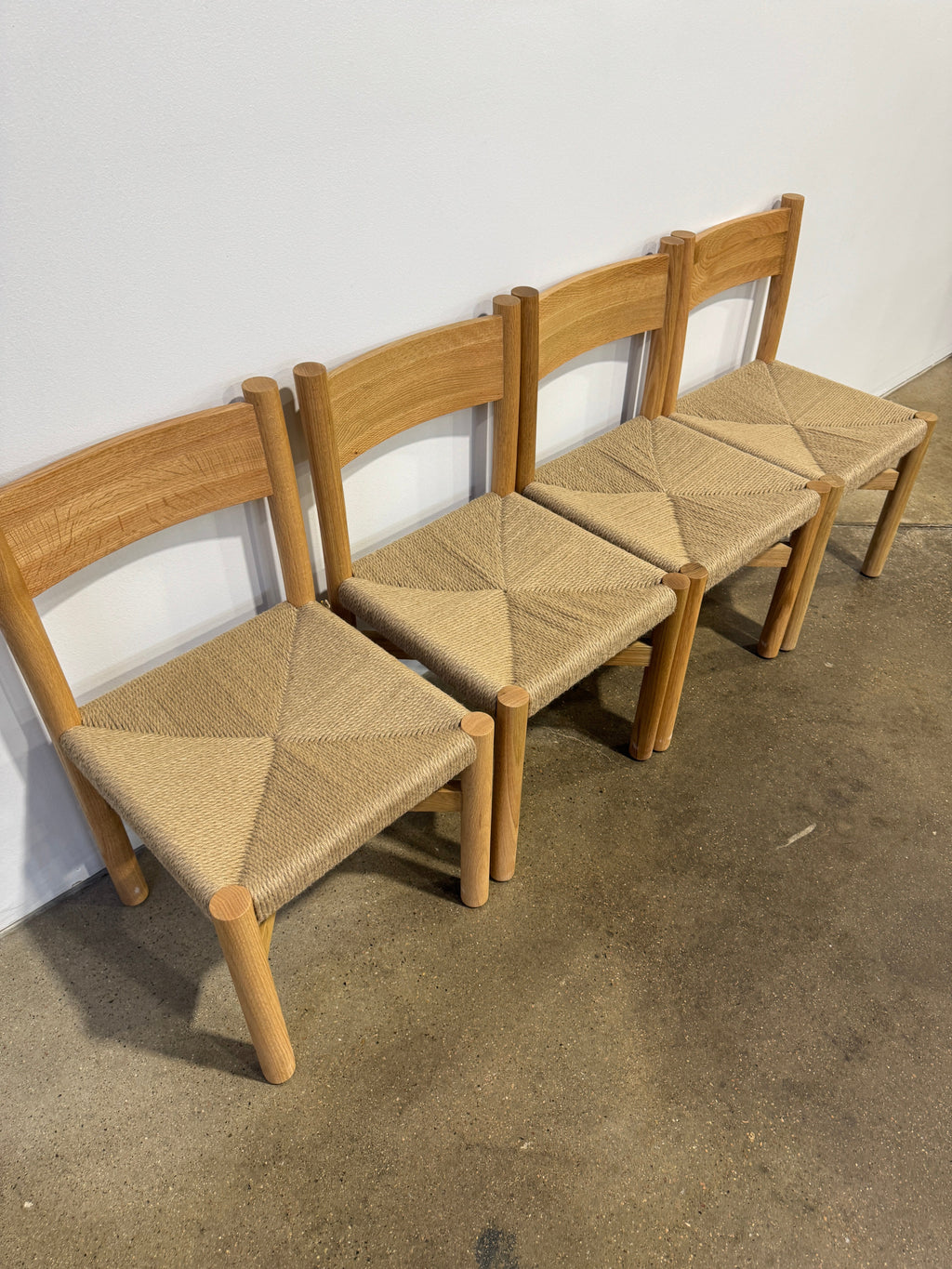 House Of Leon Nonna Dining Chair (set of 4)-Warm Oak - Image 4