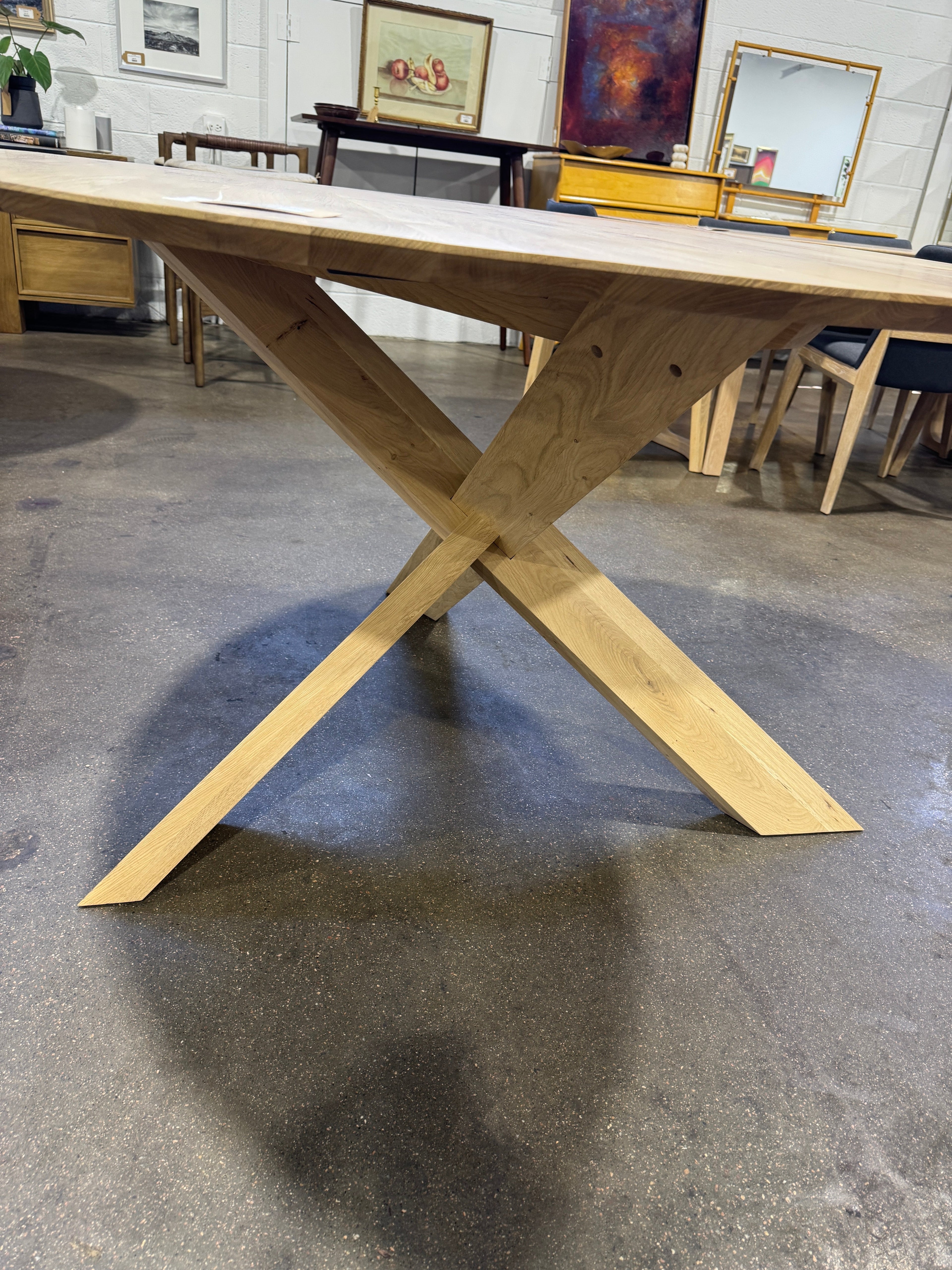 Ethnicraft Comet Dining Table 54" (AS-IS) - Image 5
