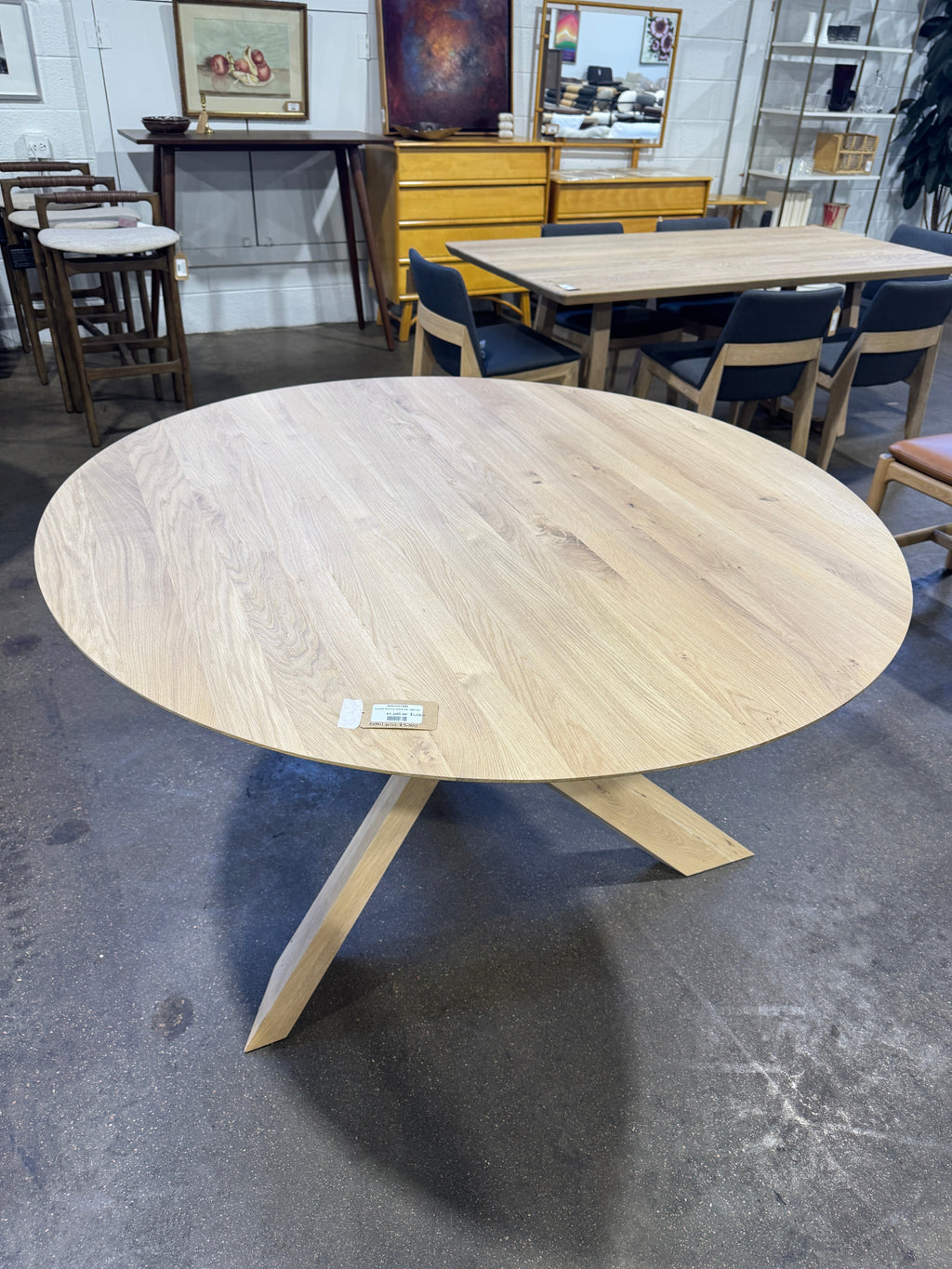 Ethnicraft Comet Dining Table 54" (AS-IS) - Image 6
