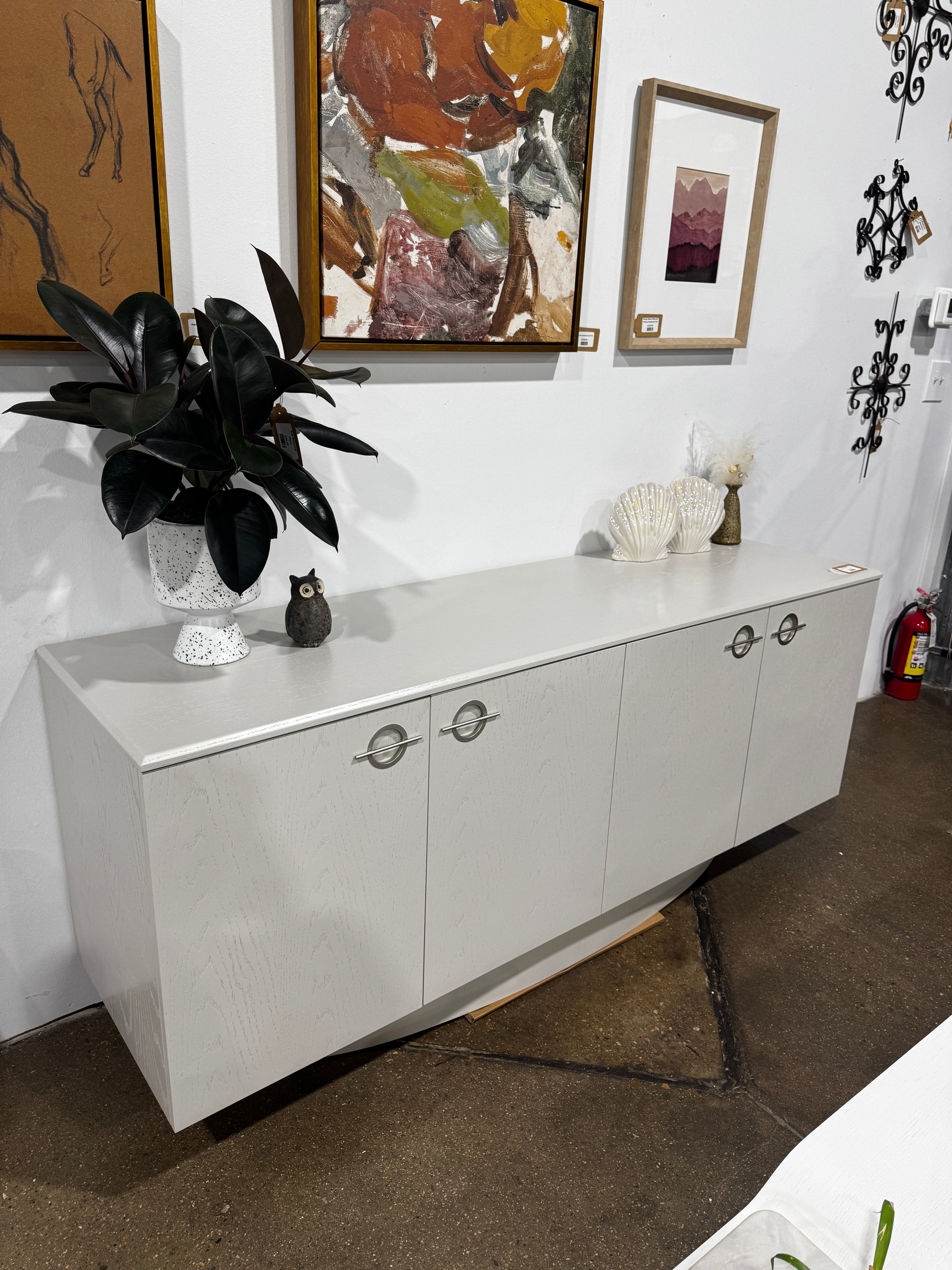 Hews Home Toni 4-Door Buffet with Veneer Top - Image 8