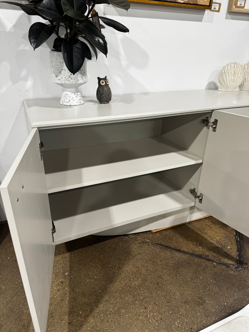 Hews Home Toni 4-Door Buffet with Veneer Top - Image 7
