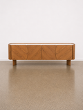 Hews Home Atlas 4-Door Buffet with Marble Top - Image 1