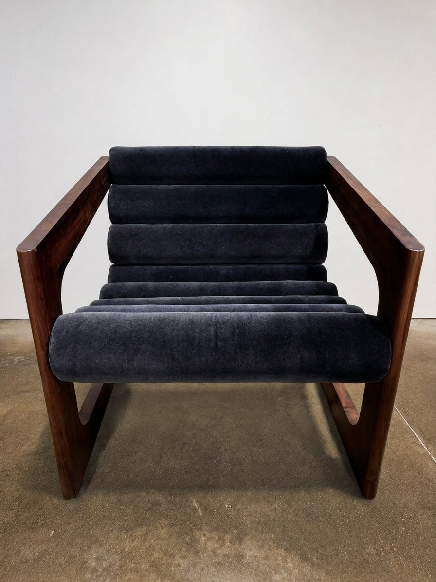 Denver Modern Durango Lounge Chair Ebony - Image 1