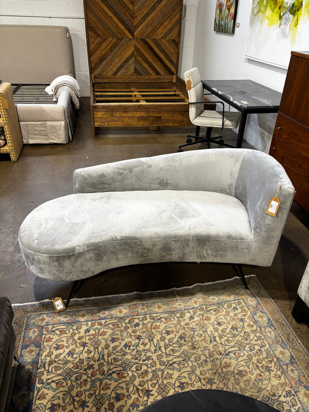 Safavieh Evangeline Parisian Settee - Image 2