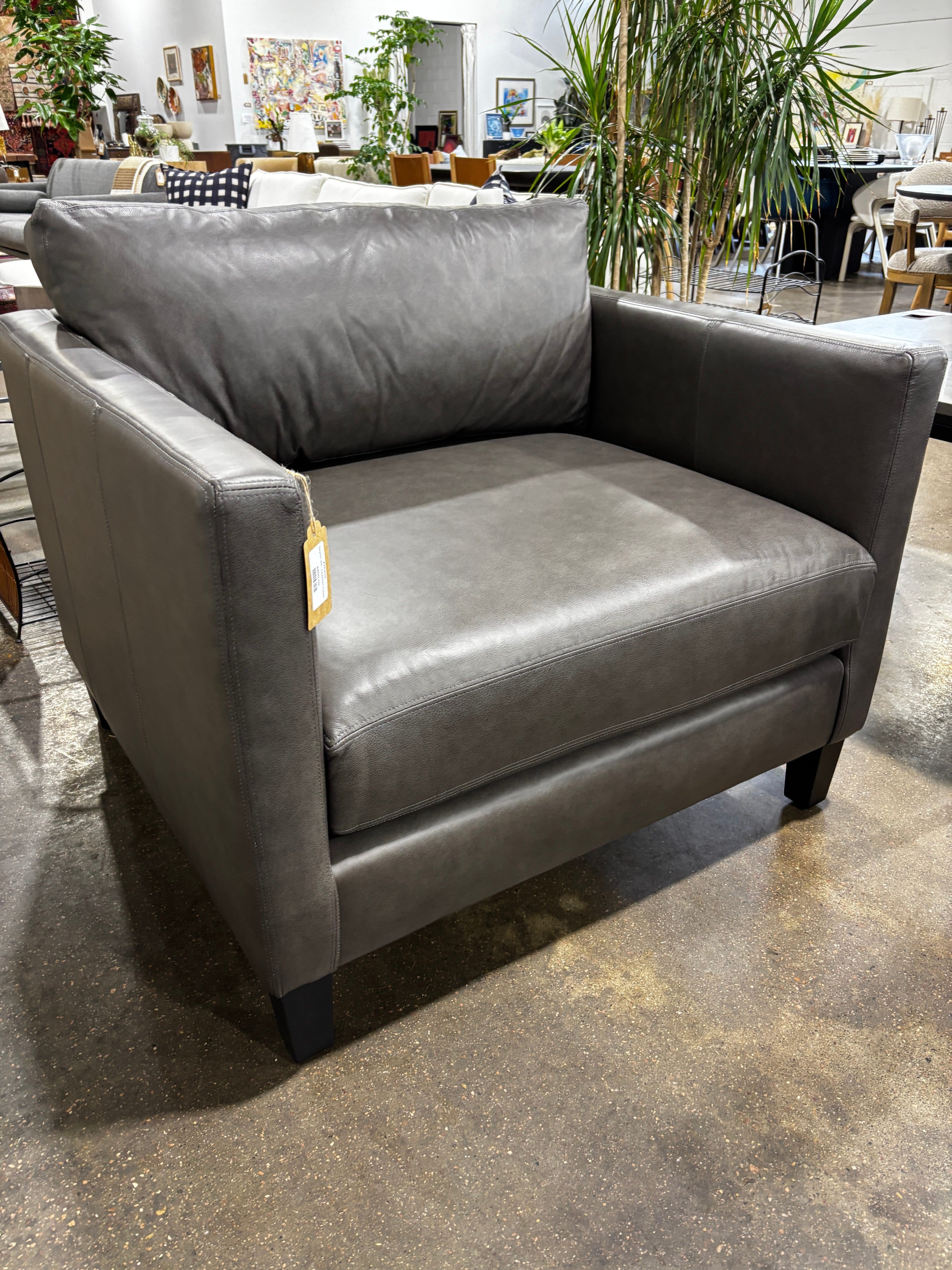 Arhaus Taylor 40” Leather Chair - Image 3