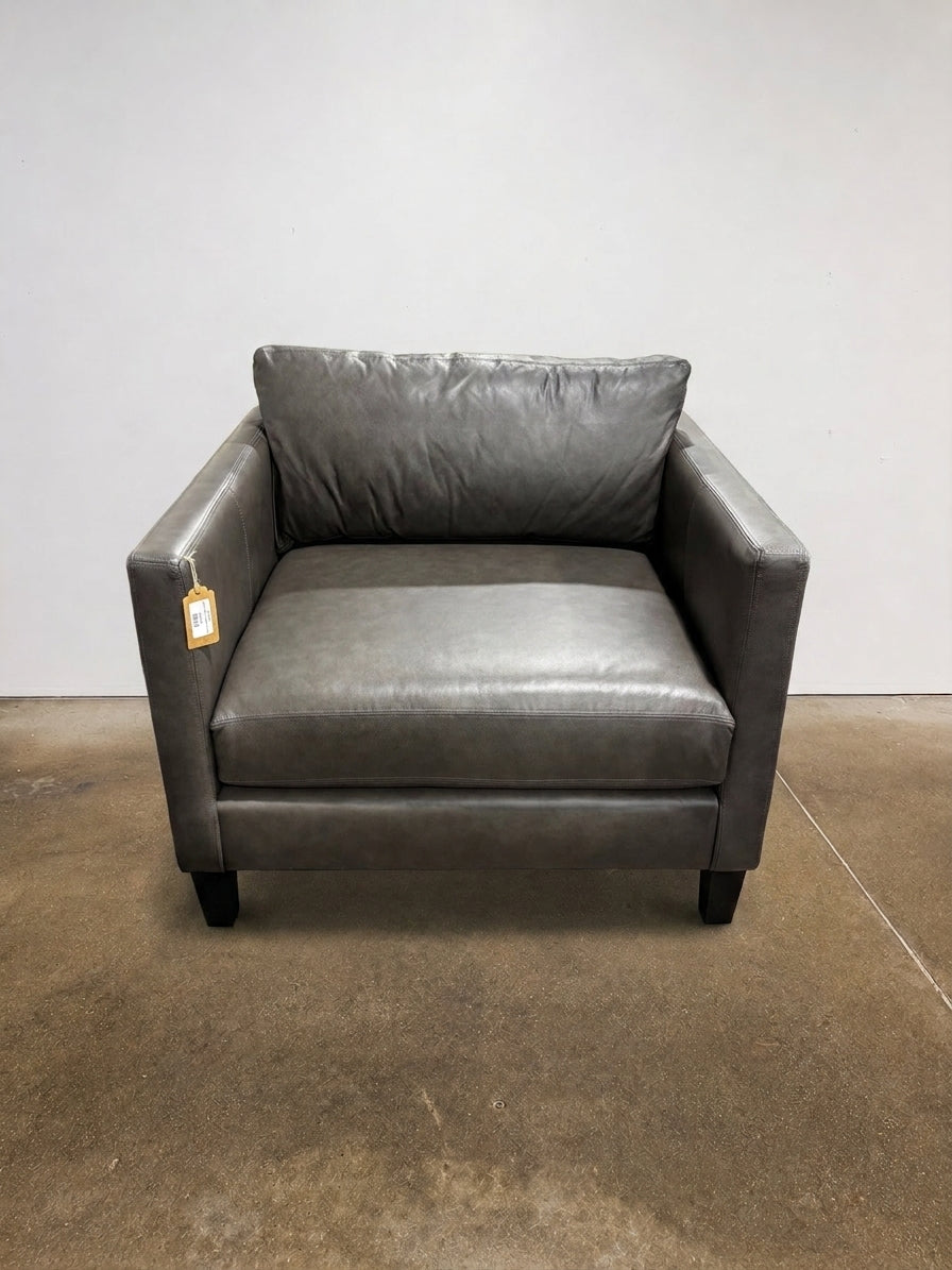 Arhaus Taylor 40” Leather Chair - Image 1