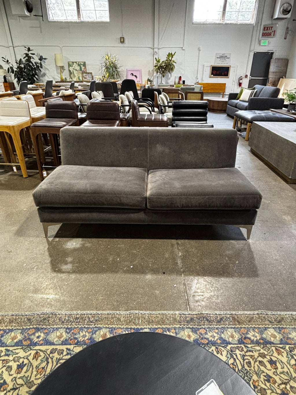 Room & Board Sterling Armless Loveseat - Image 2