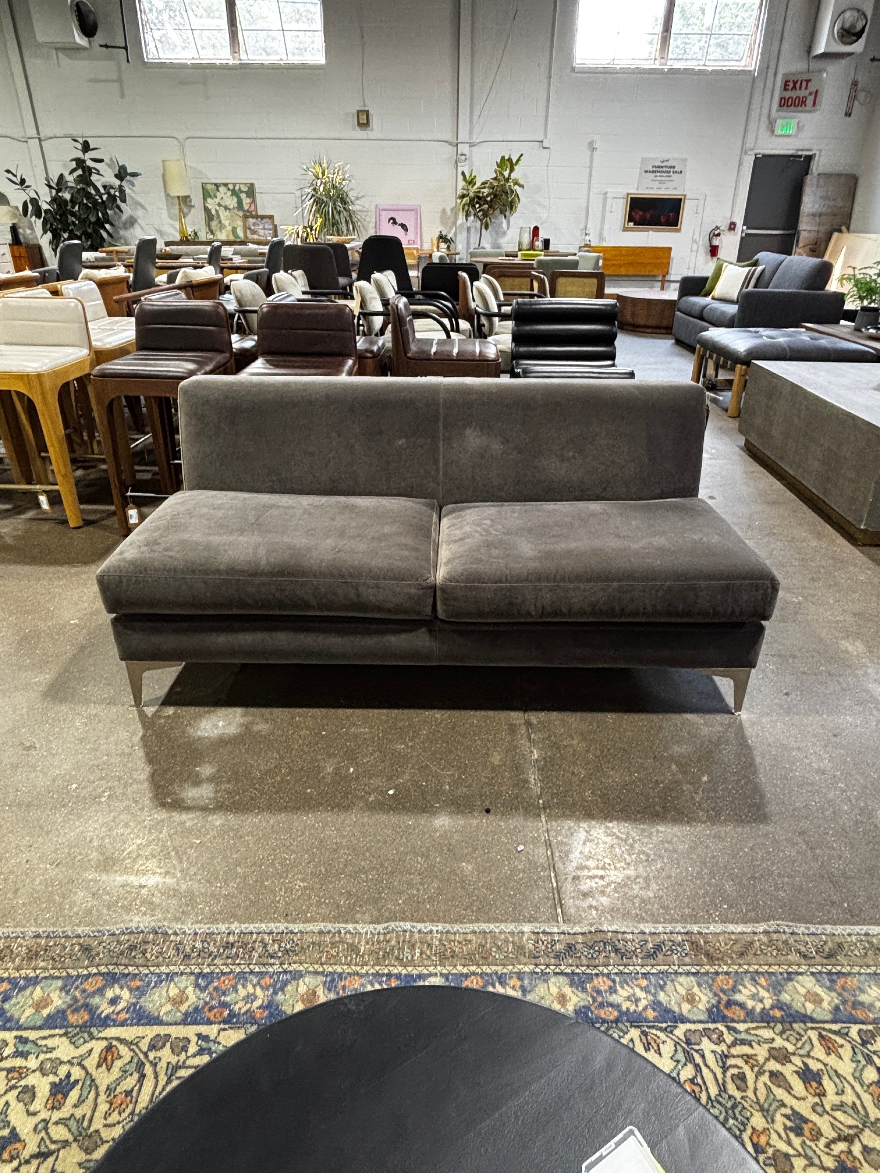Room & Board Sterling Armless Loveseat - Image 2