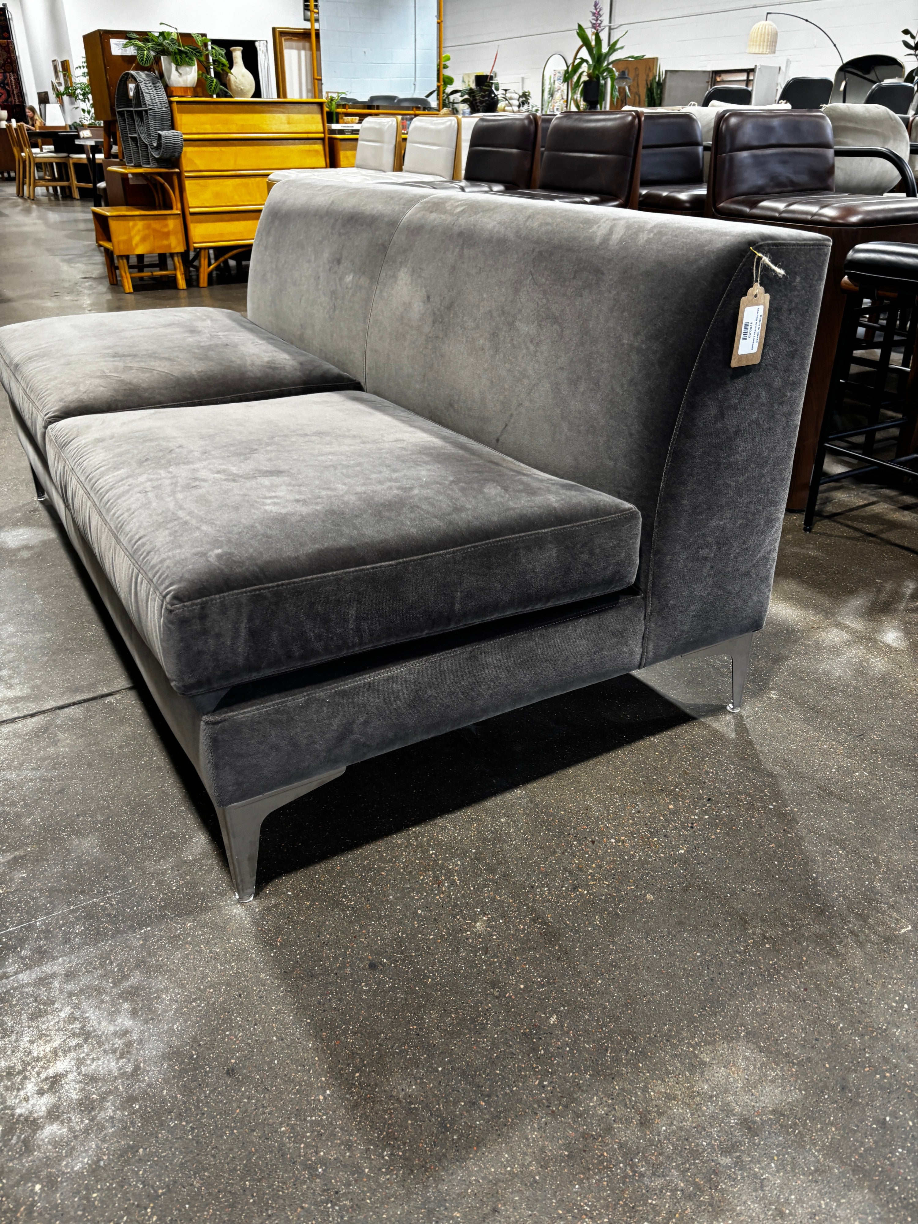 Room & Board Sterling Armless Loveseat - Image 4