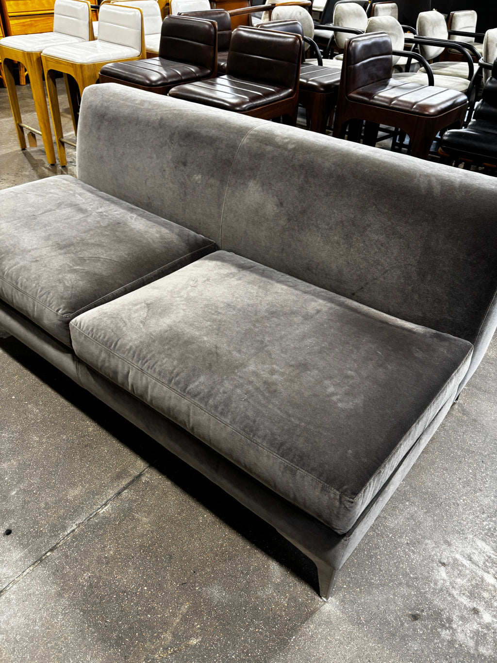Room & Board Sterling Armless Loveseat - Image 3