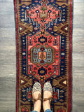 Golden Gal Rugs: Vintage Rug #224 - 4’3.5” x 1’11” - Image 1