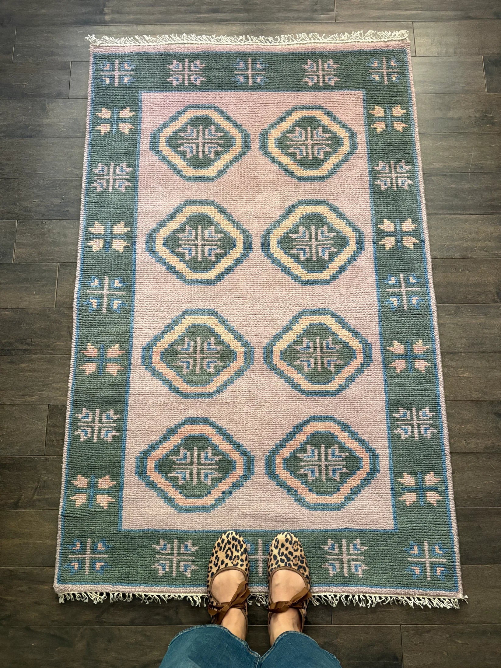 Golden Gal Rugs: Rug #223 - 4’11” x 3’1” - Image 3