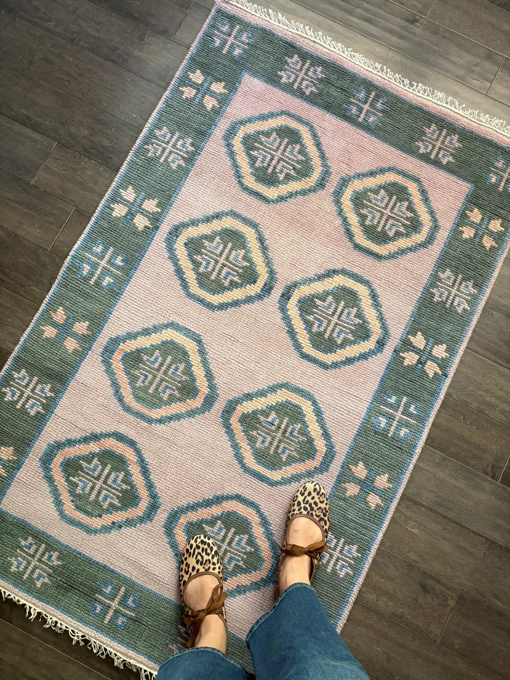 Golden Gal Rugs: Rug #223 - 4’11” x 3’1” - Image 1