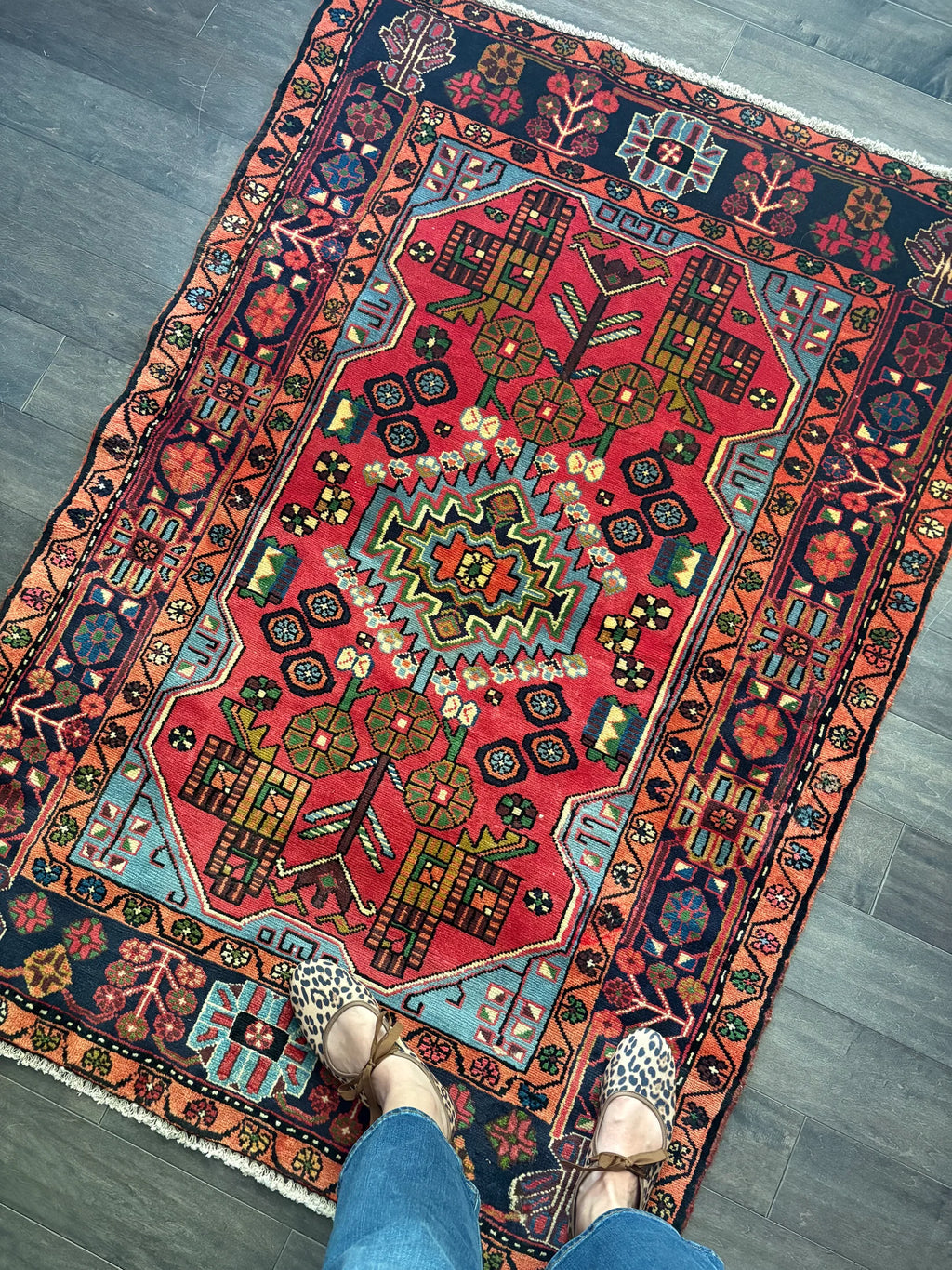 Golden Gal Rugs: Vintage Rug #222 - 5’3” x 3’9” - Image 1