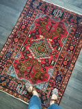 Golden Gal Rugs: Vintage Rug #222 - 5’3” x 3’9” - Image 1