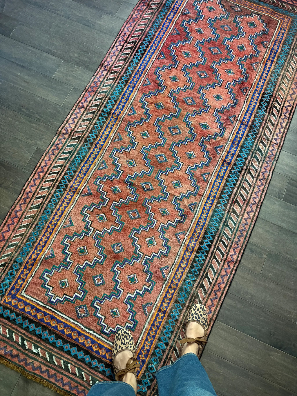Golden Gal Rugs: Vintage Rug #221 - 7’8” x 3’5” - Image 1