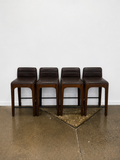 Denver Modern Canyon Counter Stool Maple Leather - Image 1