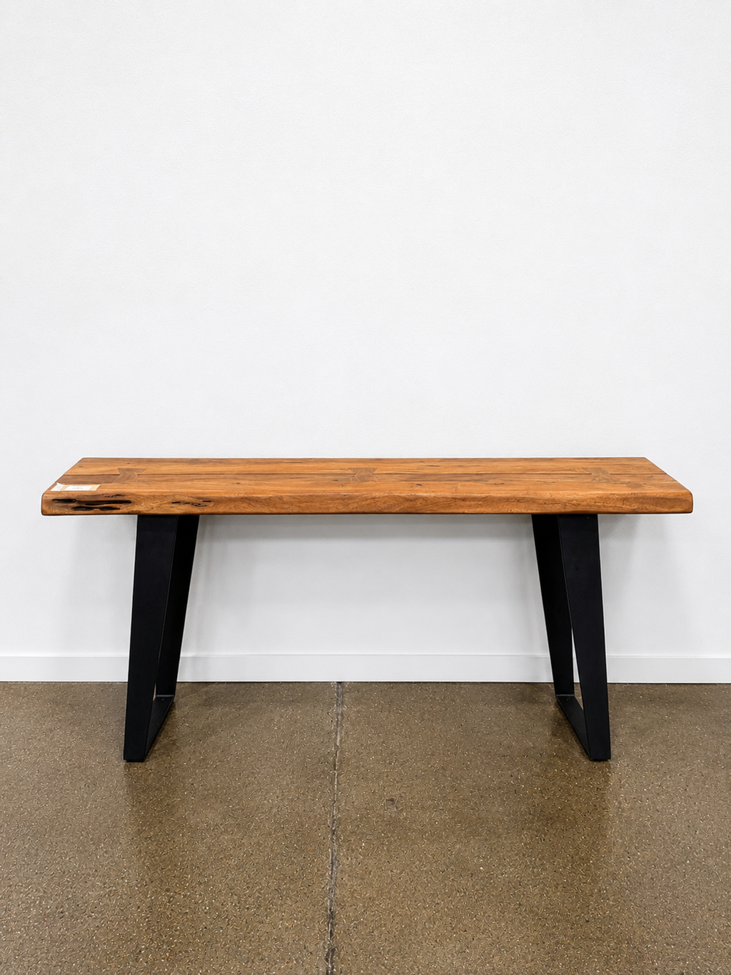Crate & Barrel Live Edge Console Table - Image 1