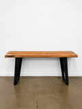 Crate & Barrel Live Edge Console Table - Image 1