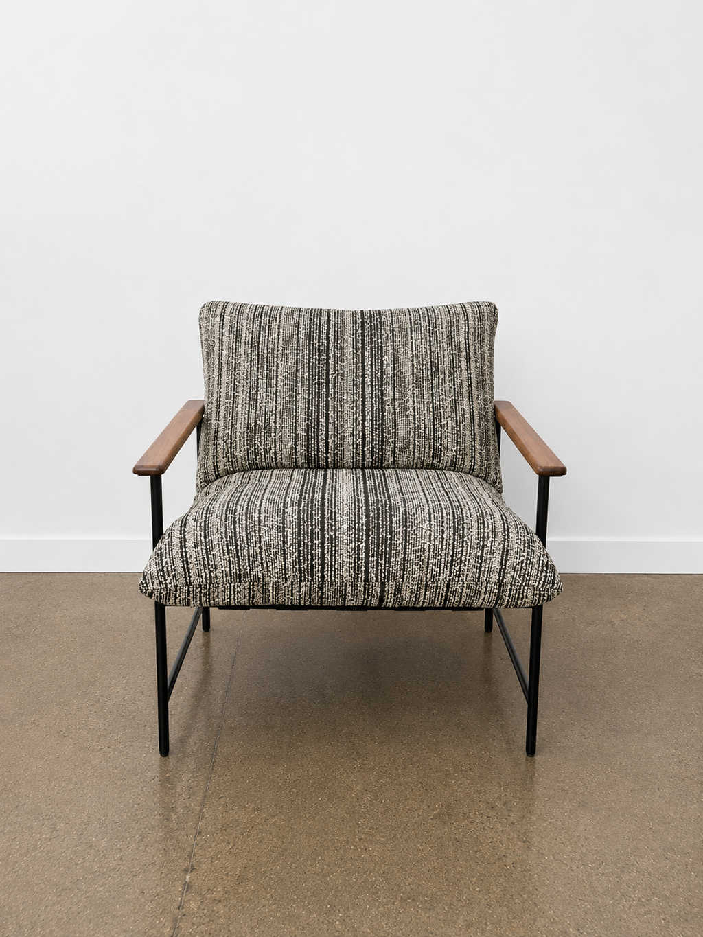 Denver Modern  Vail Lounge Chair Espresso Boucle - Image 1
