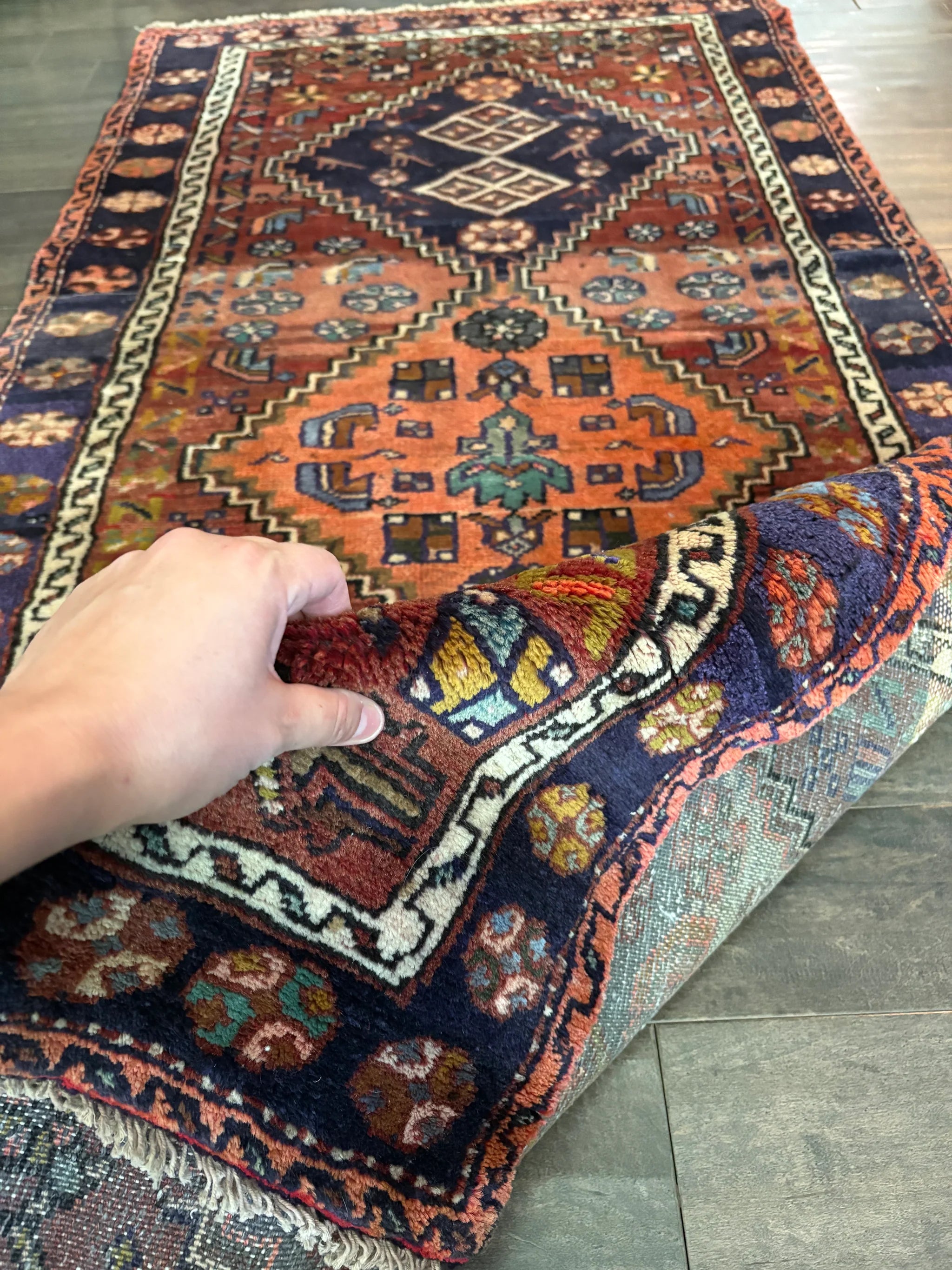 Golden Gal Rugs Vintage Rug #211 - 6’5” x 3’1.5” - Image 3