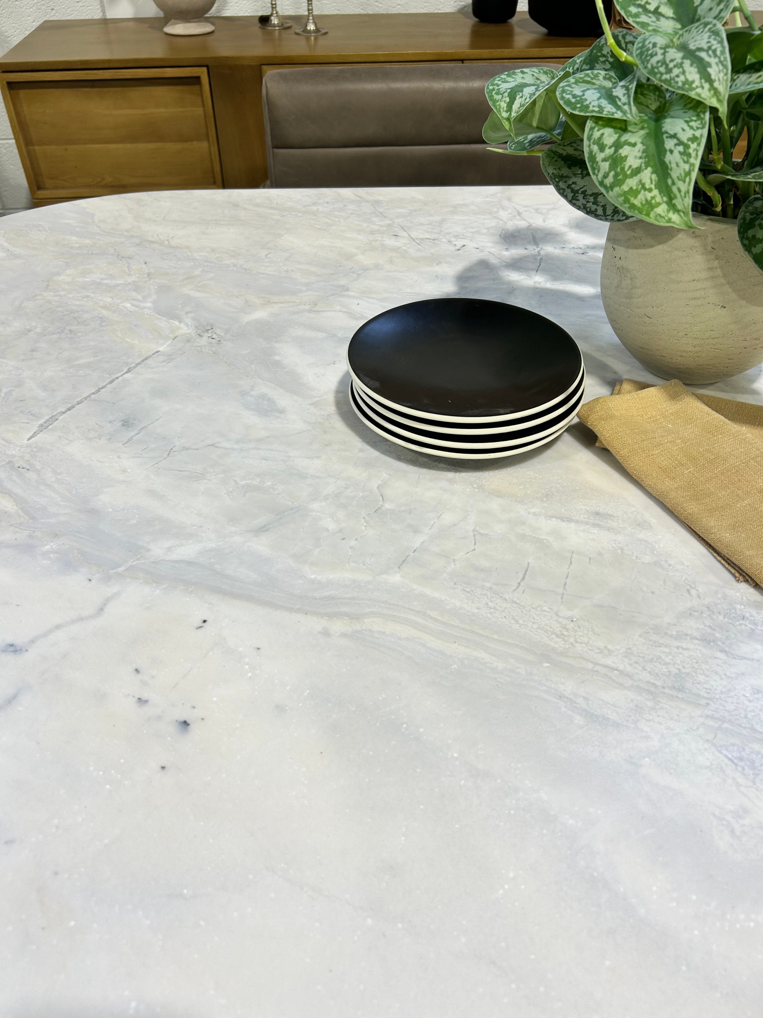 Hews Home Fiona Marble Table - Image 5