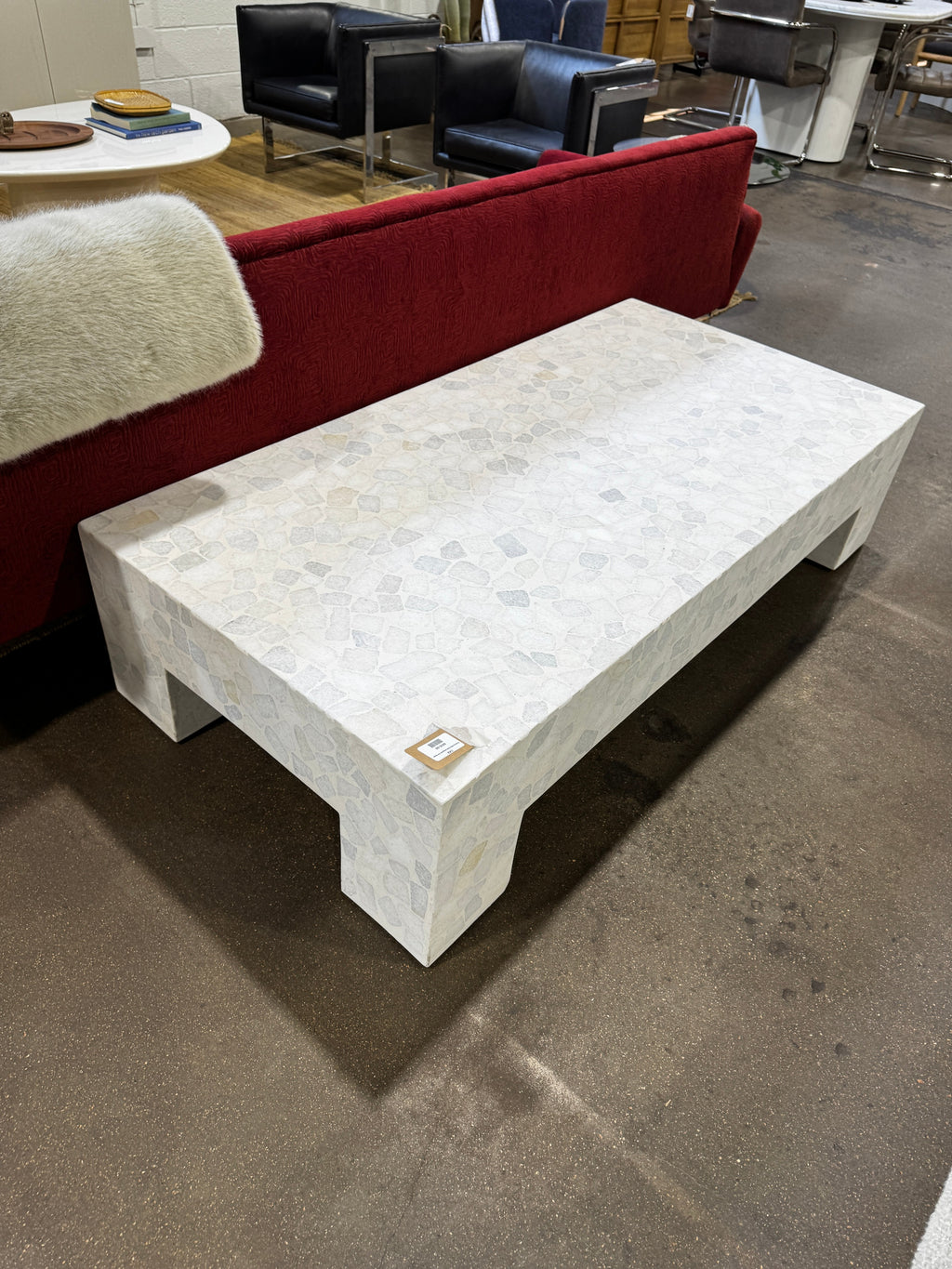 CB2 Scatola 60in Rectangular Terrazzo - Image 2
