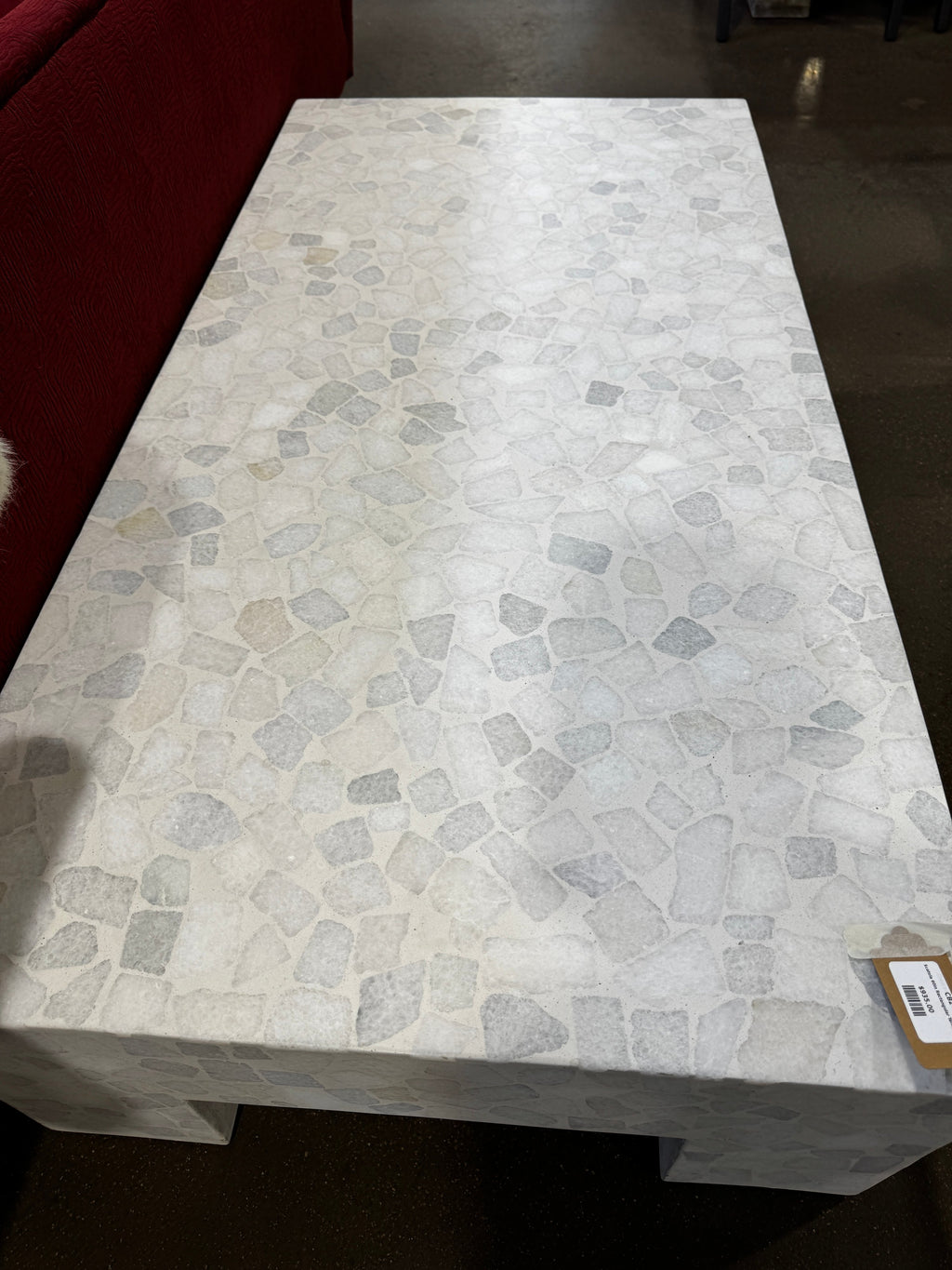 CB2 Scatola 60in Rectangular Terrazzo - Image 6