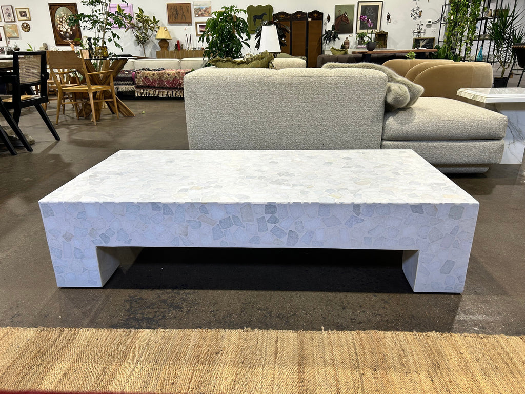 CB2 Scatola 60in Rectangular Terrazzo - Image 8