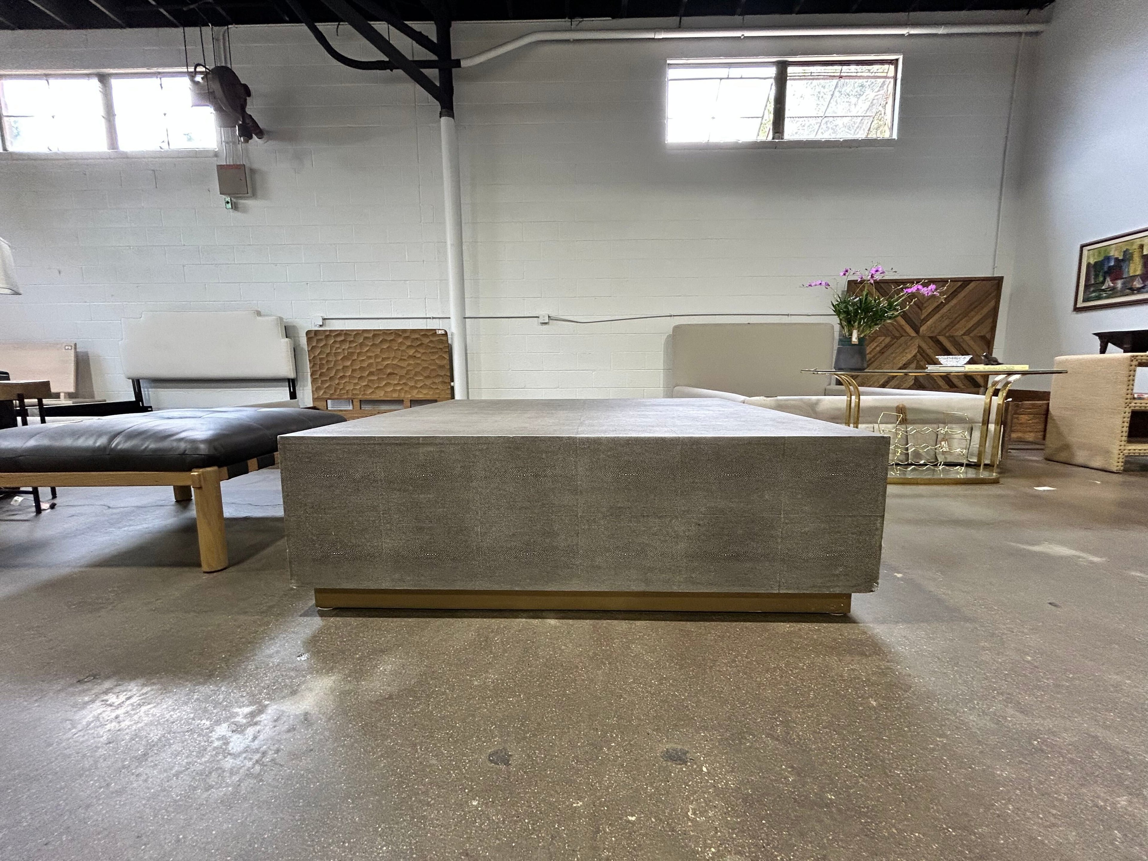 Hokku Design Shagreen Style Coffee Table - Image 2